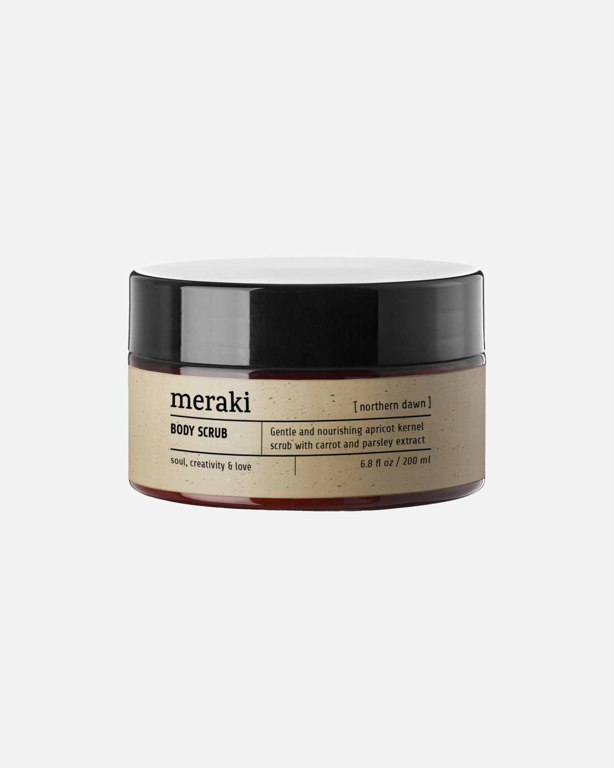Meraki - Body scrub, Northern dawn, 200 ml
