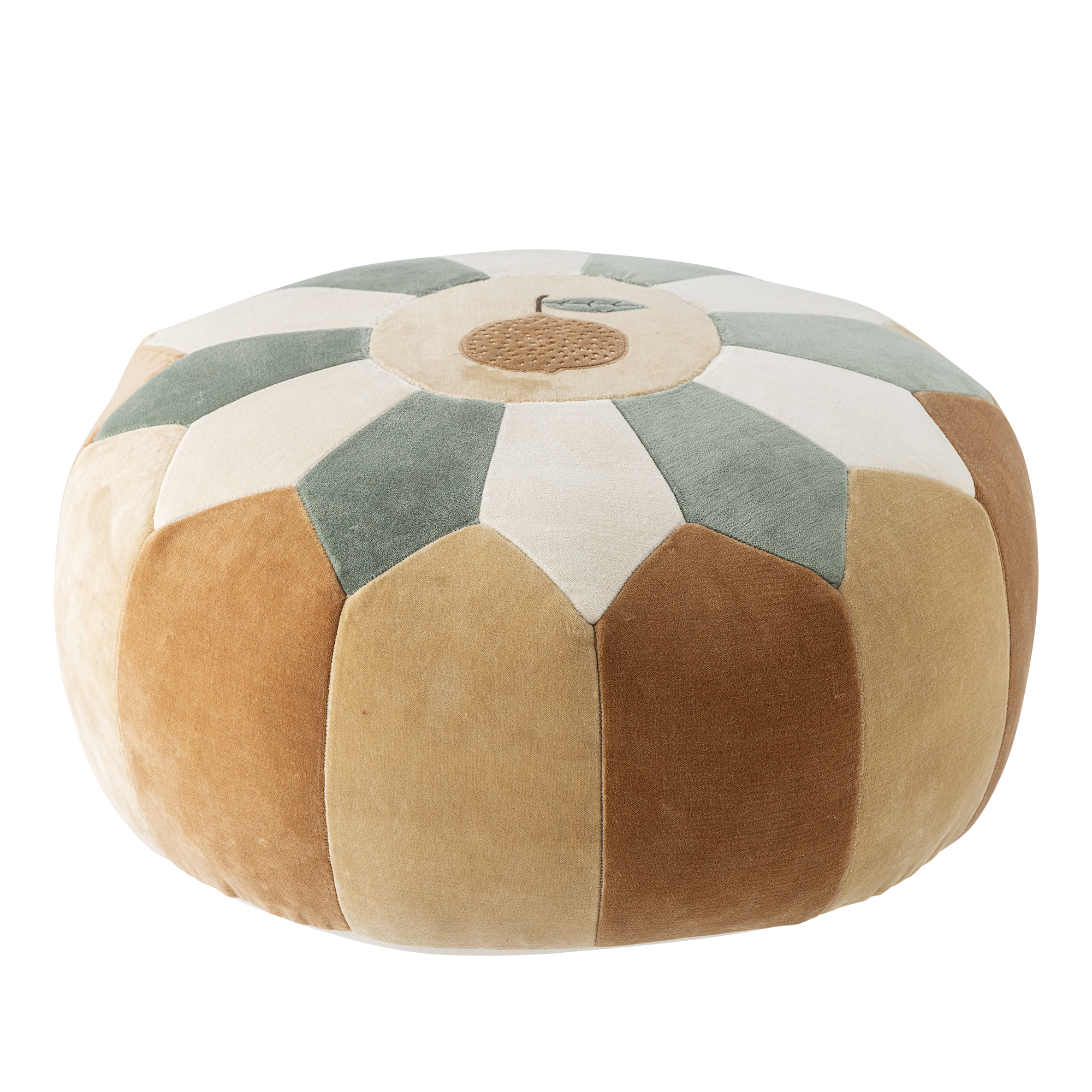 Bloomingville - Agnes Puf, Brun, Bomuld, D50xH30 cm