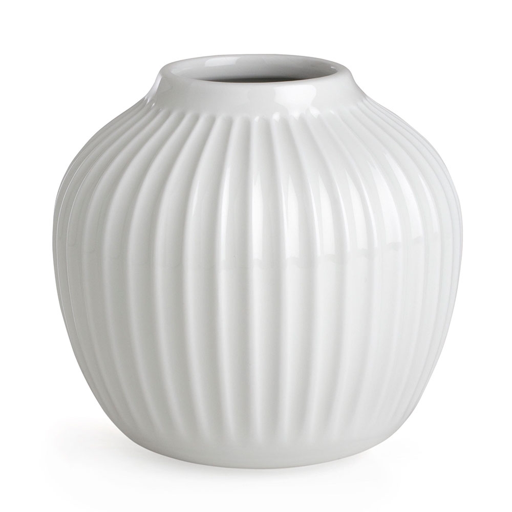 Se Kähler - Hammershøi vase, 12,5 cm, hvid hos Rikki Tikki Shop