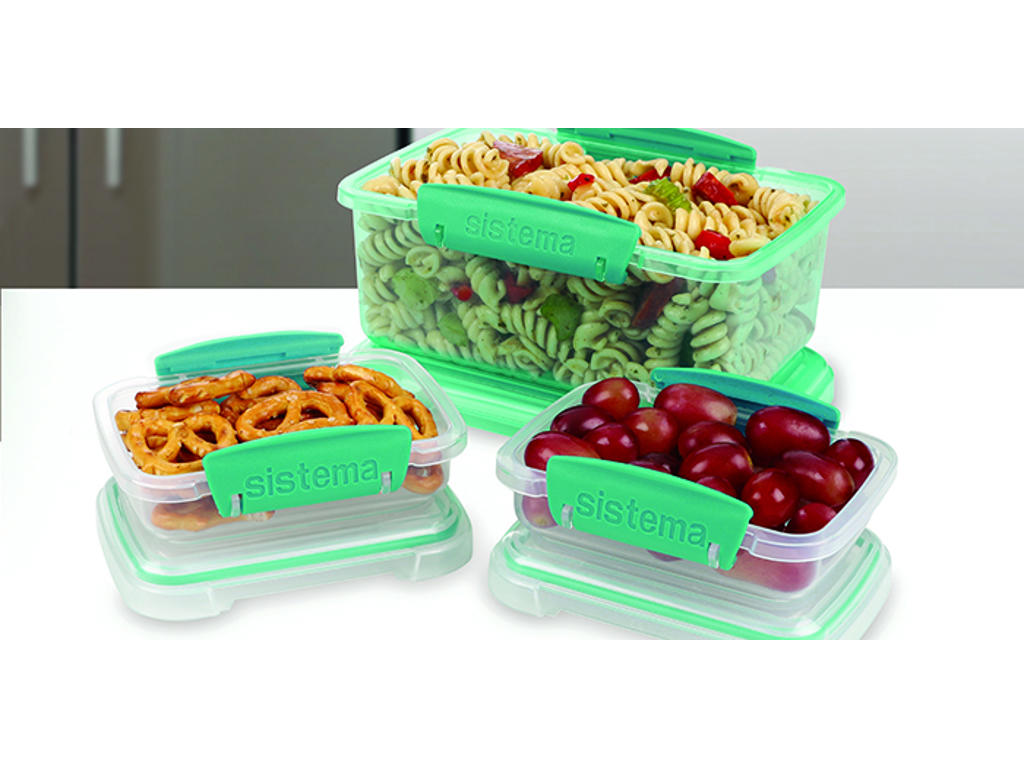 Sistema Rectangular 3Pack 1L, 2 X 200ml