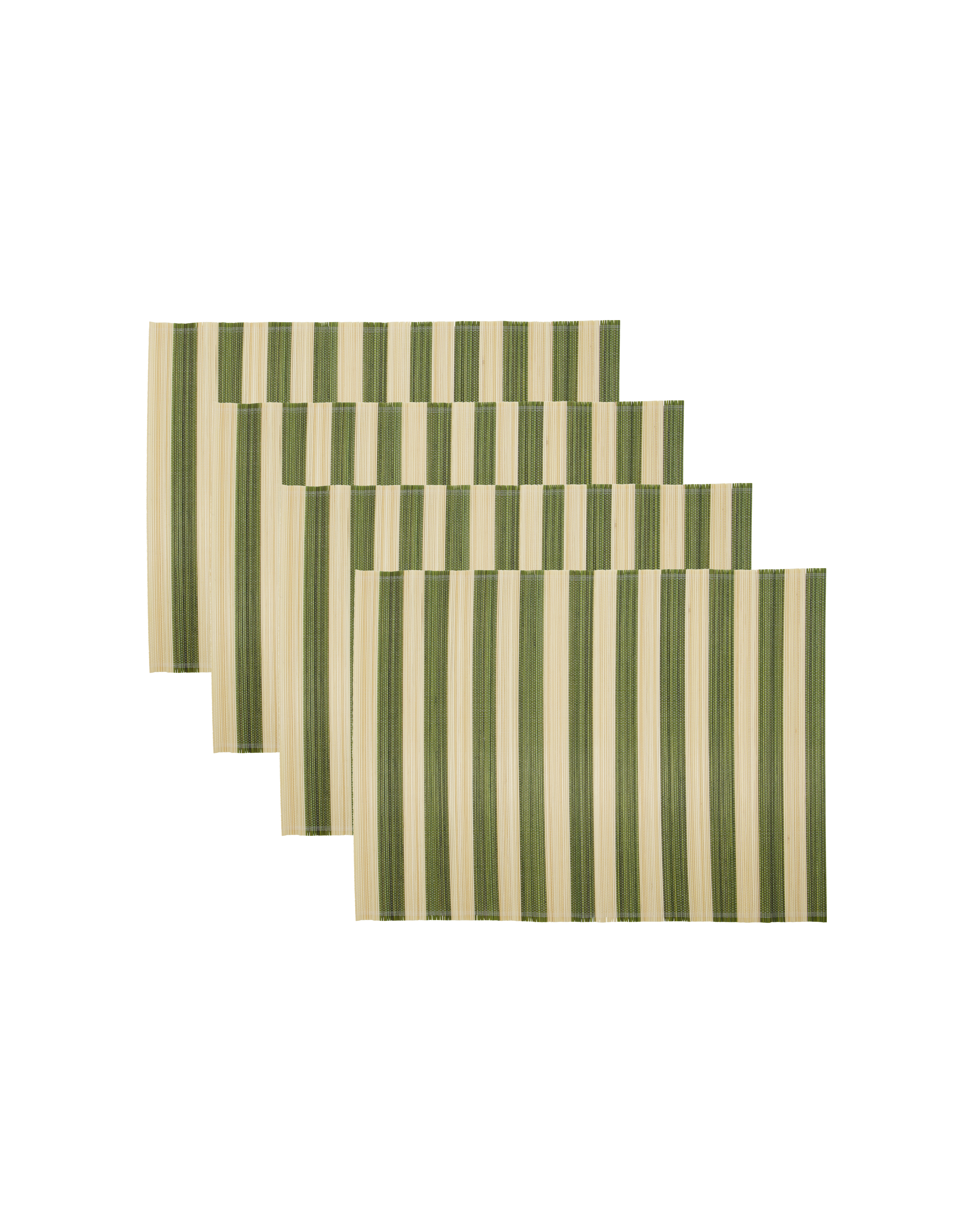 House Doctor - Dækkeserviet, Rayas, Grøn, Natur billede