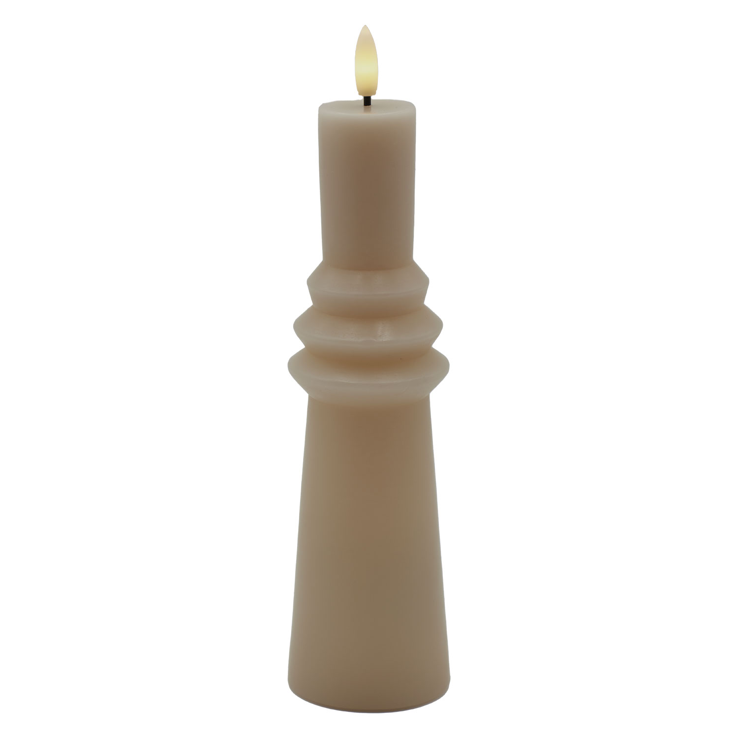 Sirius Nordisk Skulptur, Sille Ringet Ø6,1x21,7 cm,  Light Caramel