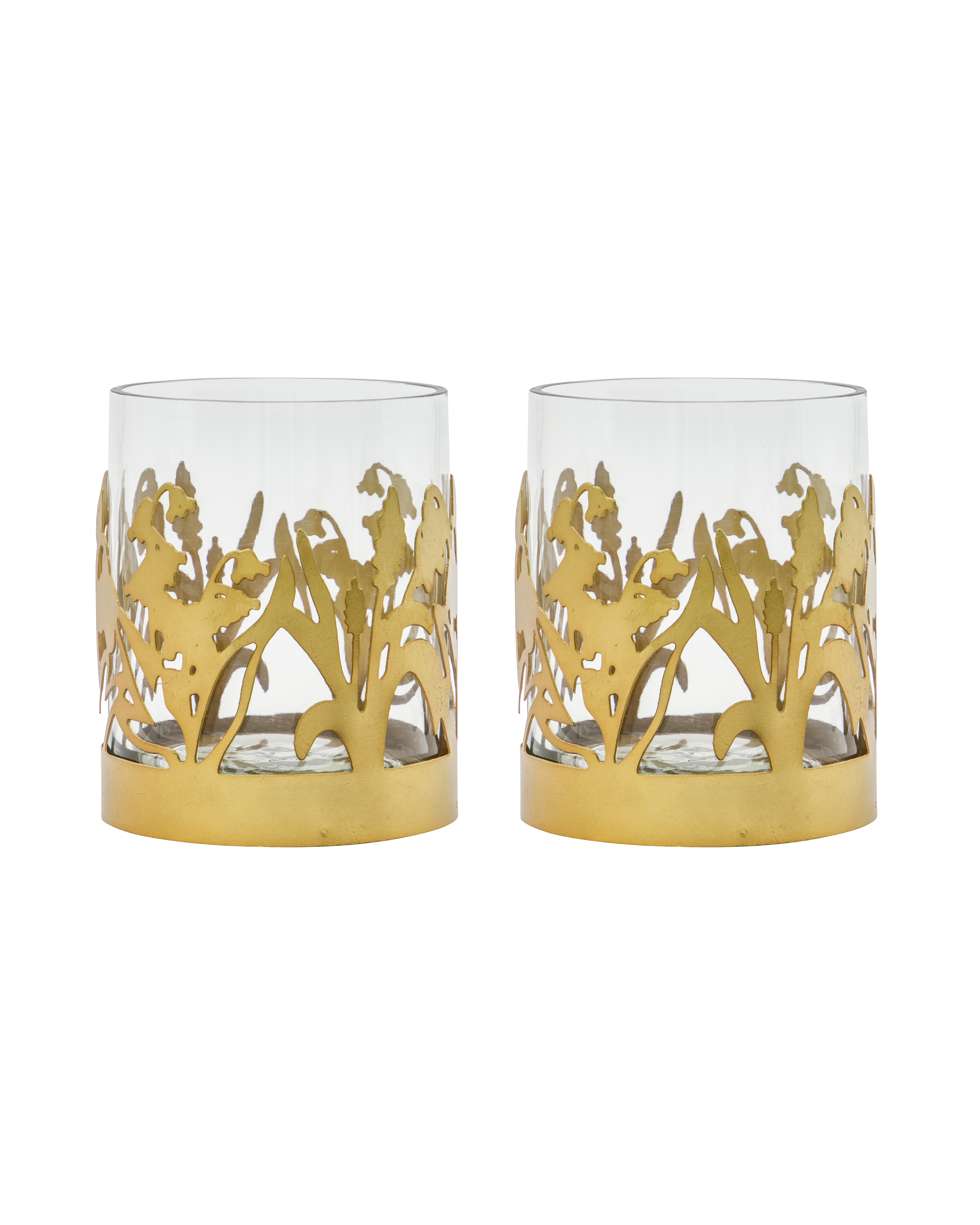 House Doctor - Fyrfadsstage, Lily, Antik messingfinish