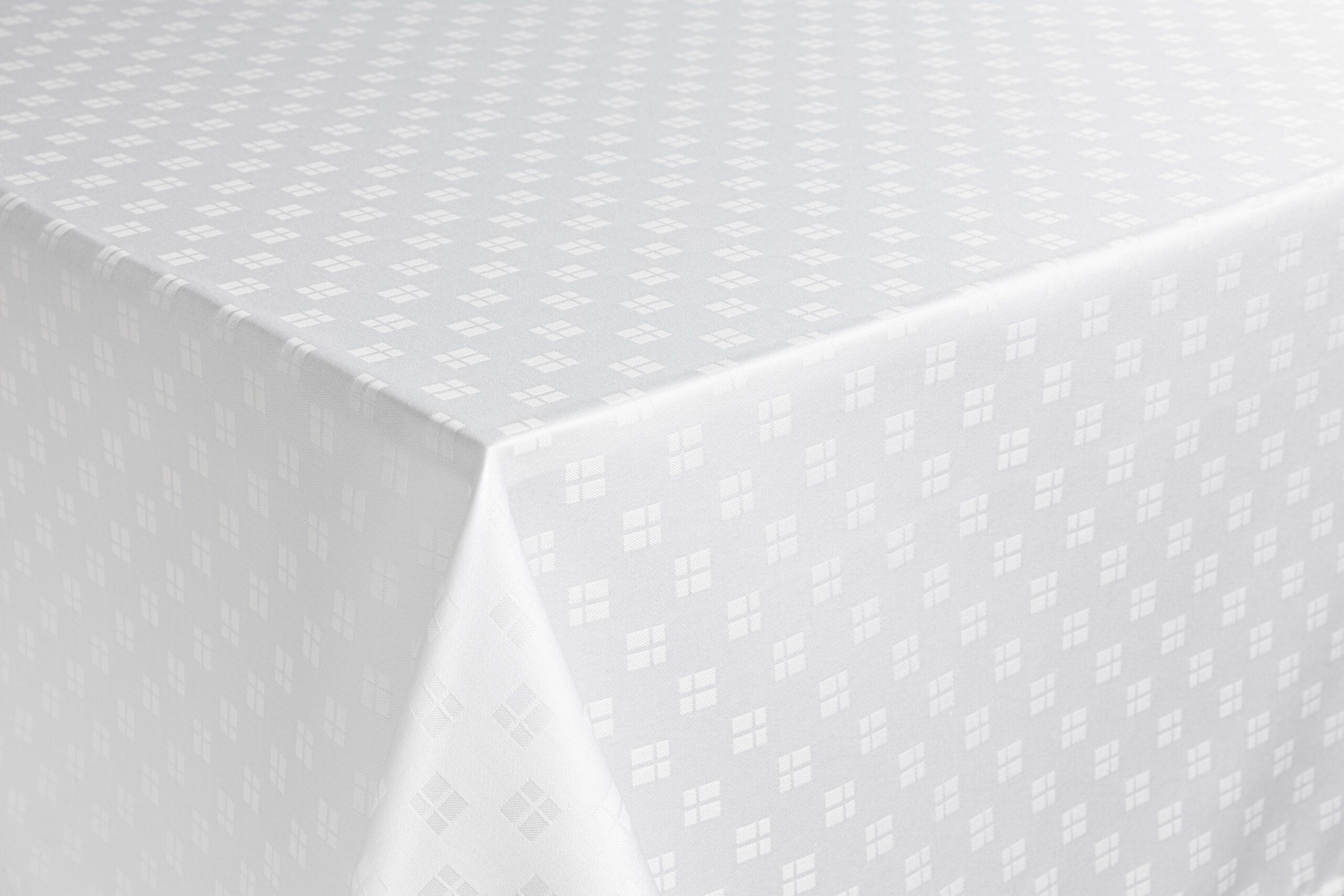Engholm Damask Dug 160x270cm, Hvid