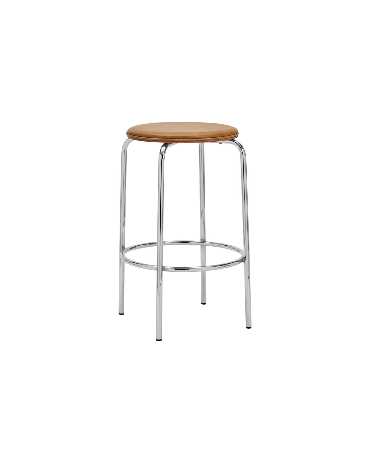 House Doctor - Barstol, Comma, Cognac, Chrome
