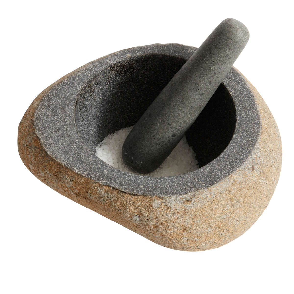 Muubs - Morter Valley - Grå/Natur Riverstone - Ø18xH11 cm billede