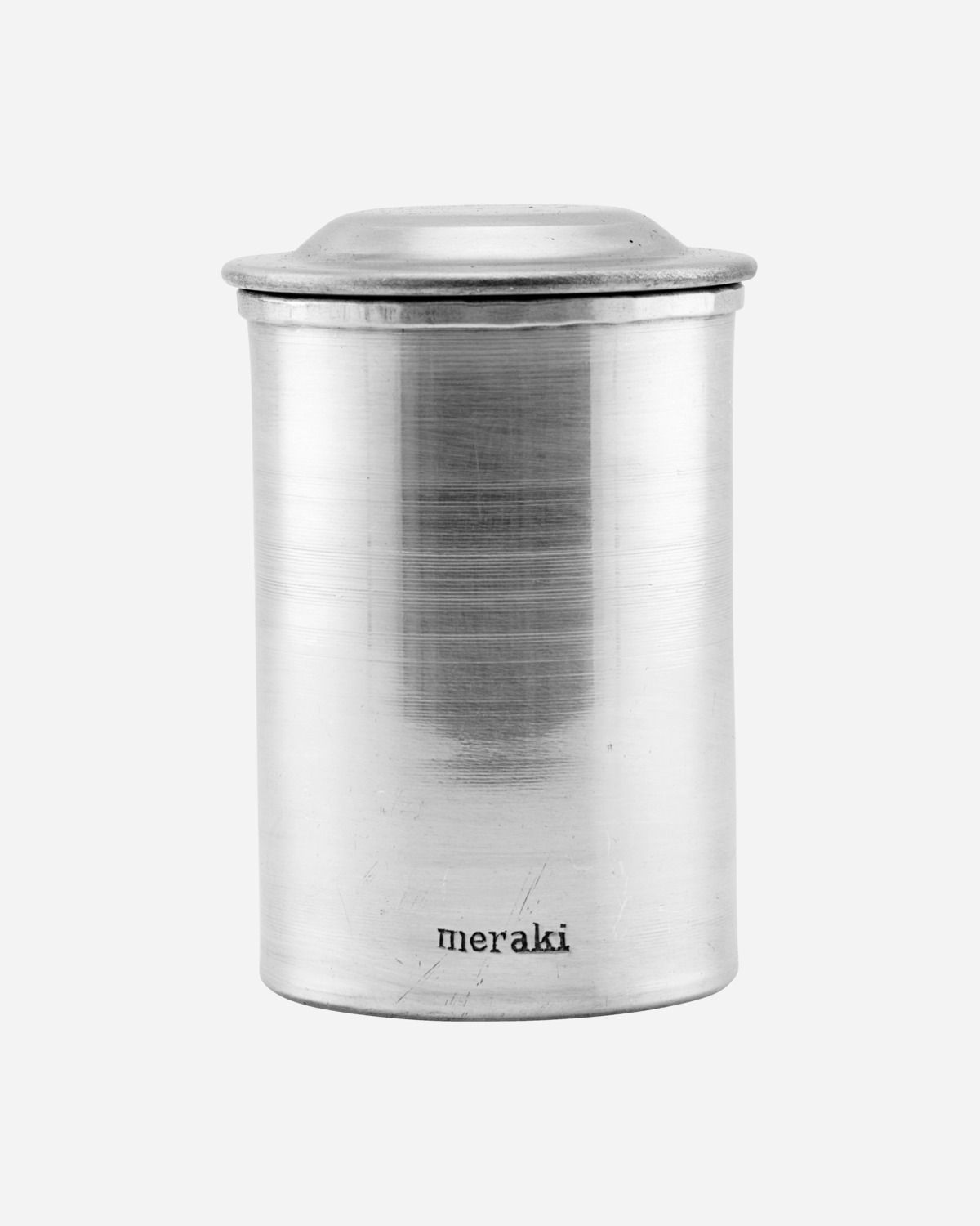 Meraki - Krukke Med Låg, Sølv Finish