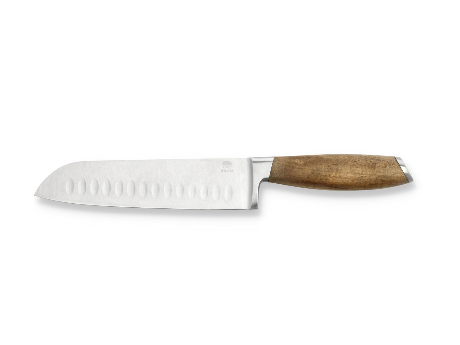 Claus Holm - Santokukniv 31 cm Rustfrit stål/Akacie