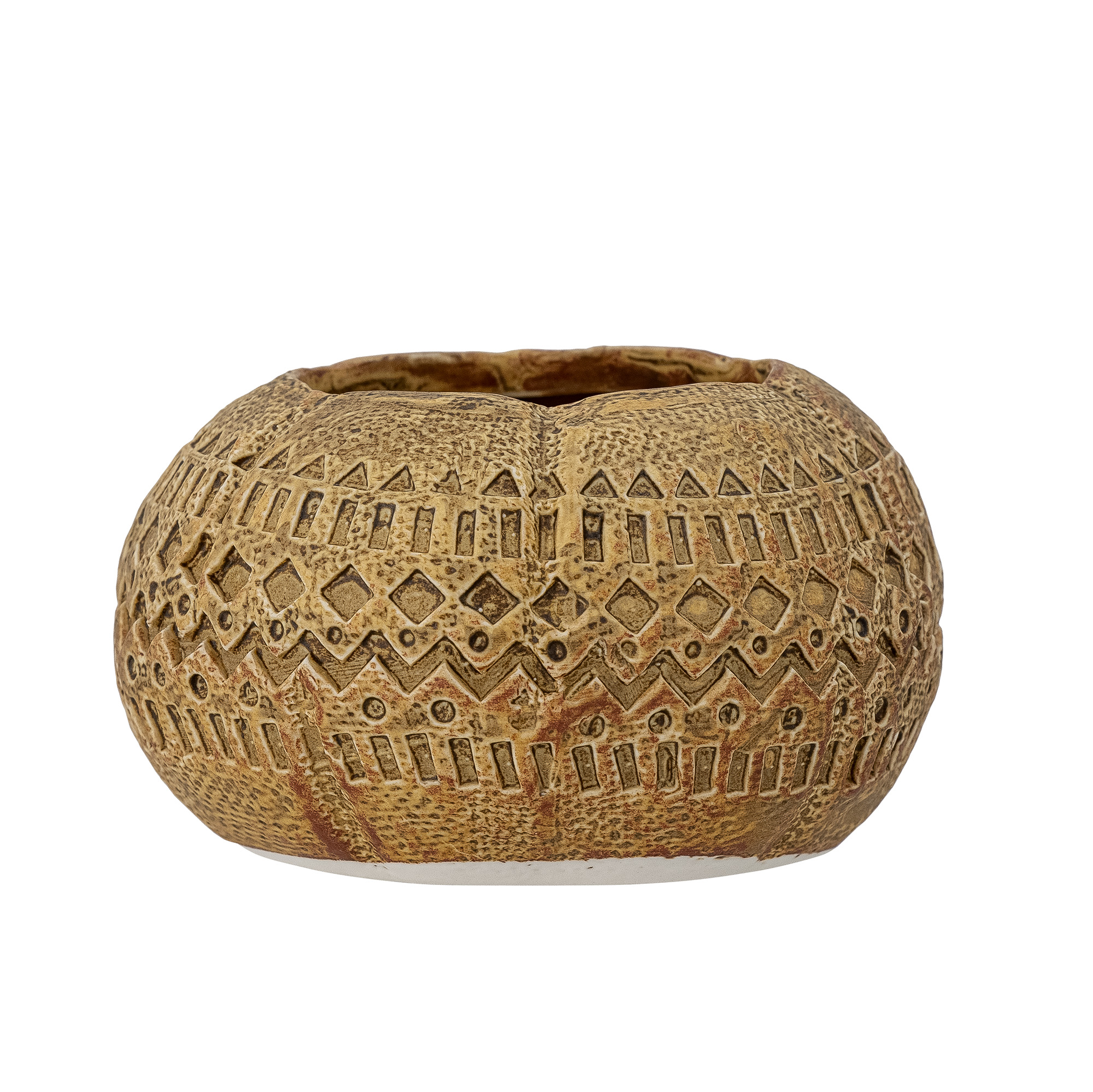 Bloomingville - Zally Urtepotteskjuler, Brun, Stentøj