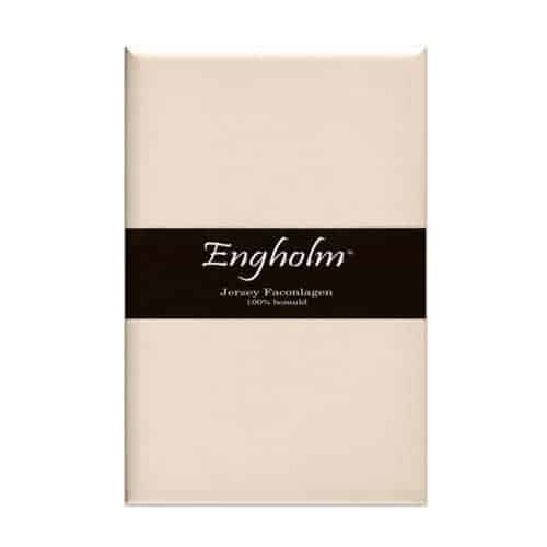 Engholm Textiles - Jersey faconlagen, Sand, 180x200x45cm