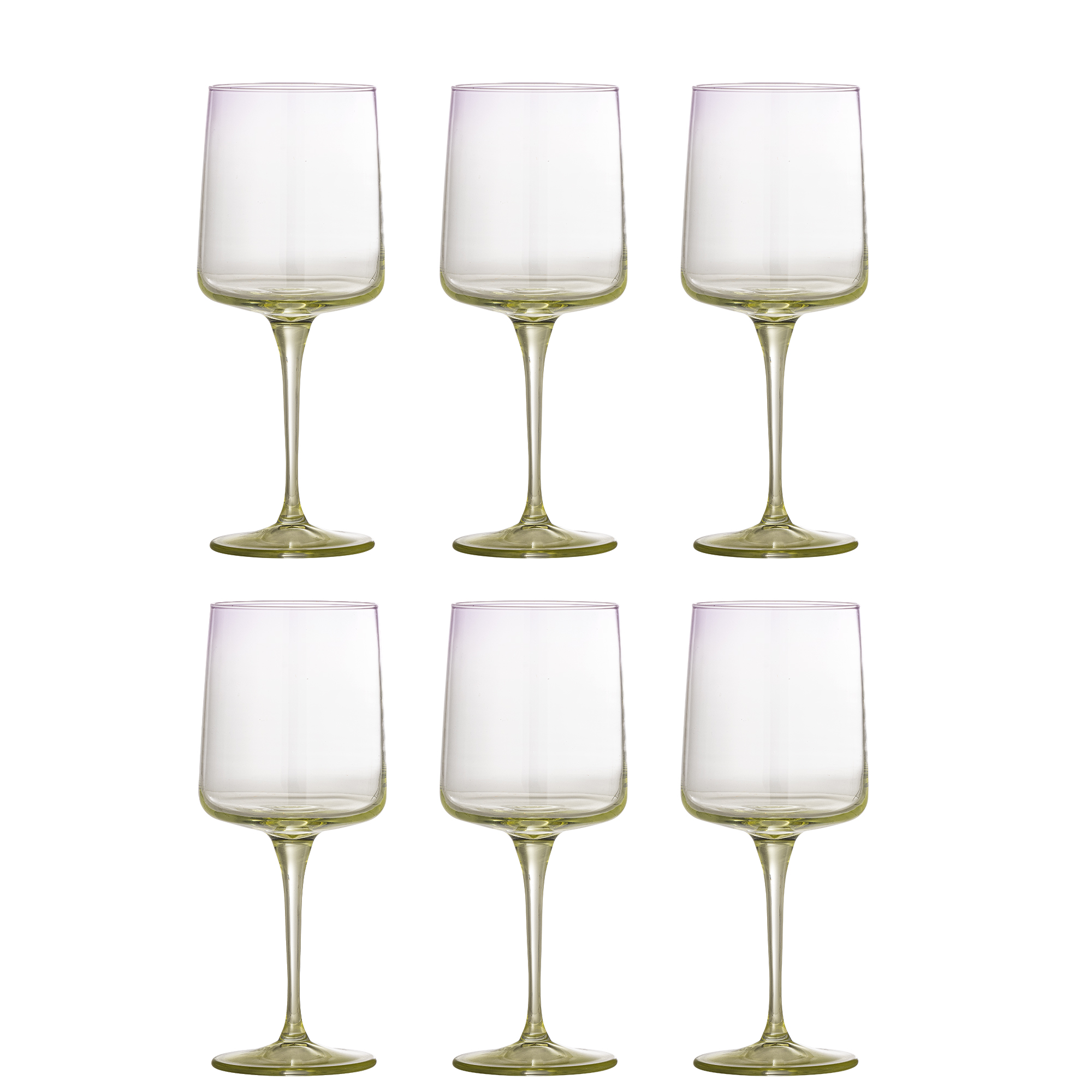 Bloomingville - Luciana Vinglas, Lilla, Glas, D7,5xH21 cm, Set of 6 billede