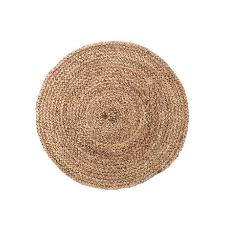 RAW nature - dækkeserviet rund brun siv, 1 stk RAW nature - dækkeserviet rund brun siv, 1 stk