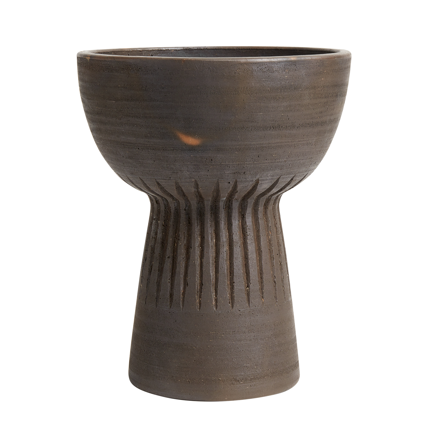 Muubs - Fire Skål L - Brun/Sort, Ø25xH30 cm