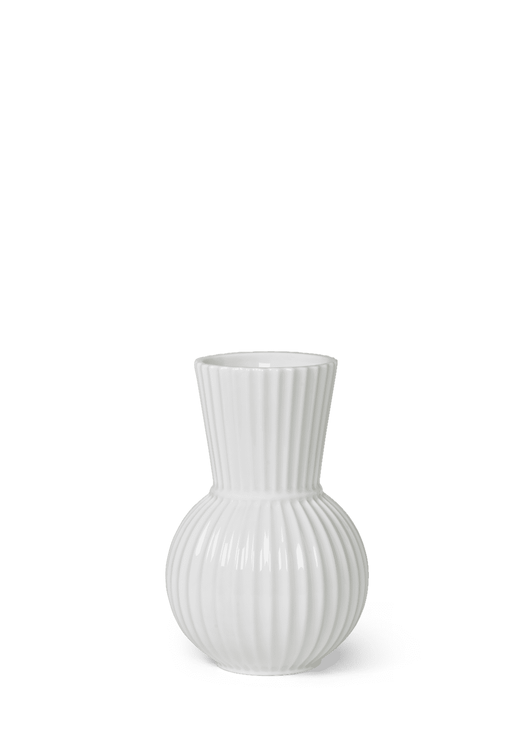 Lyngby Porcelæn - Lyngby Tura Vase H18 cm hvid porcelæn billede