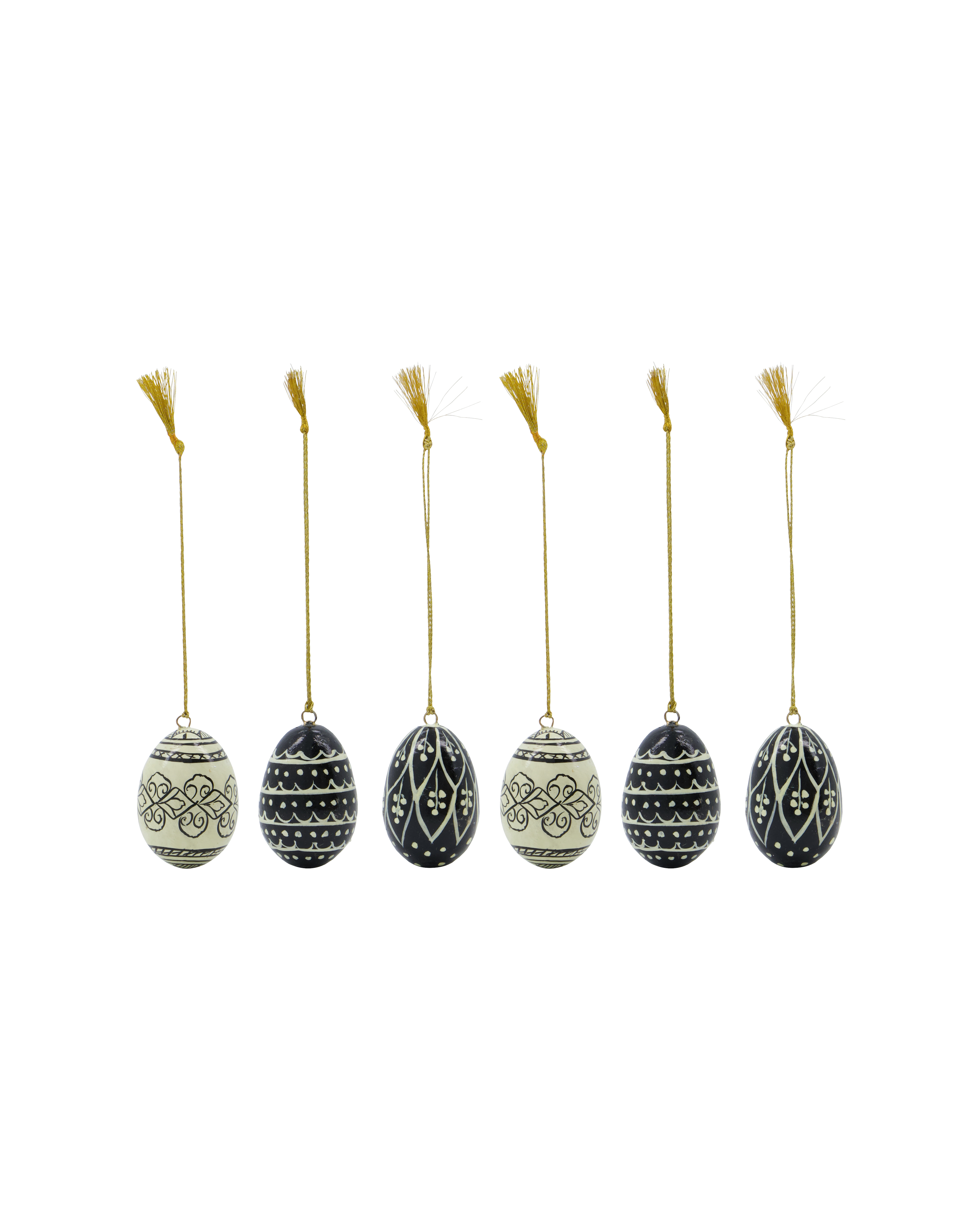 House Doctor - Påskepynt, Deco, Sort, Råhvid