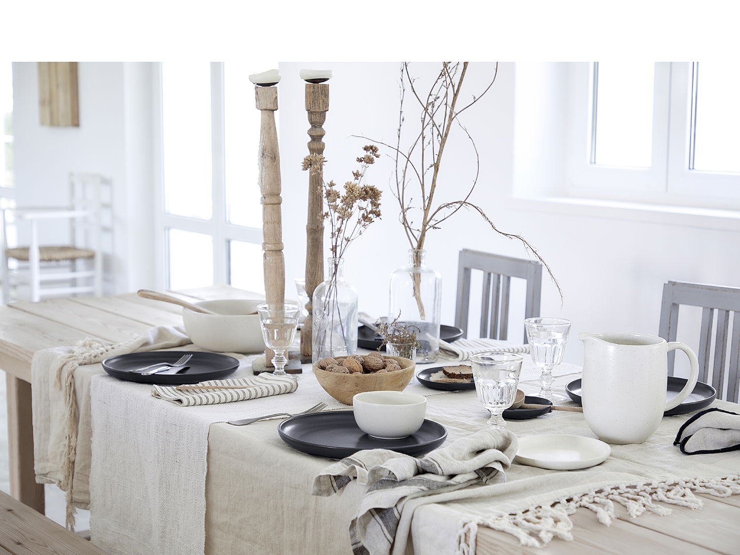 Tallerken flad Pacifica 23 cm Vanilla Keramik