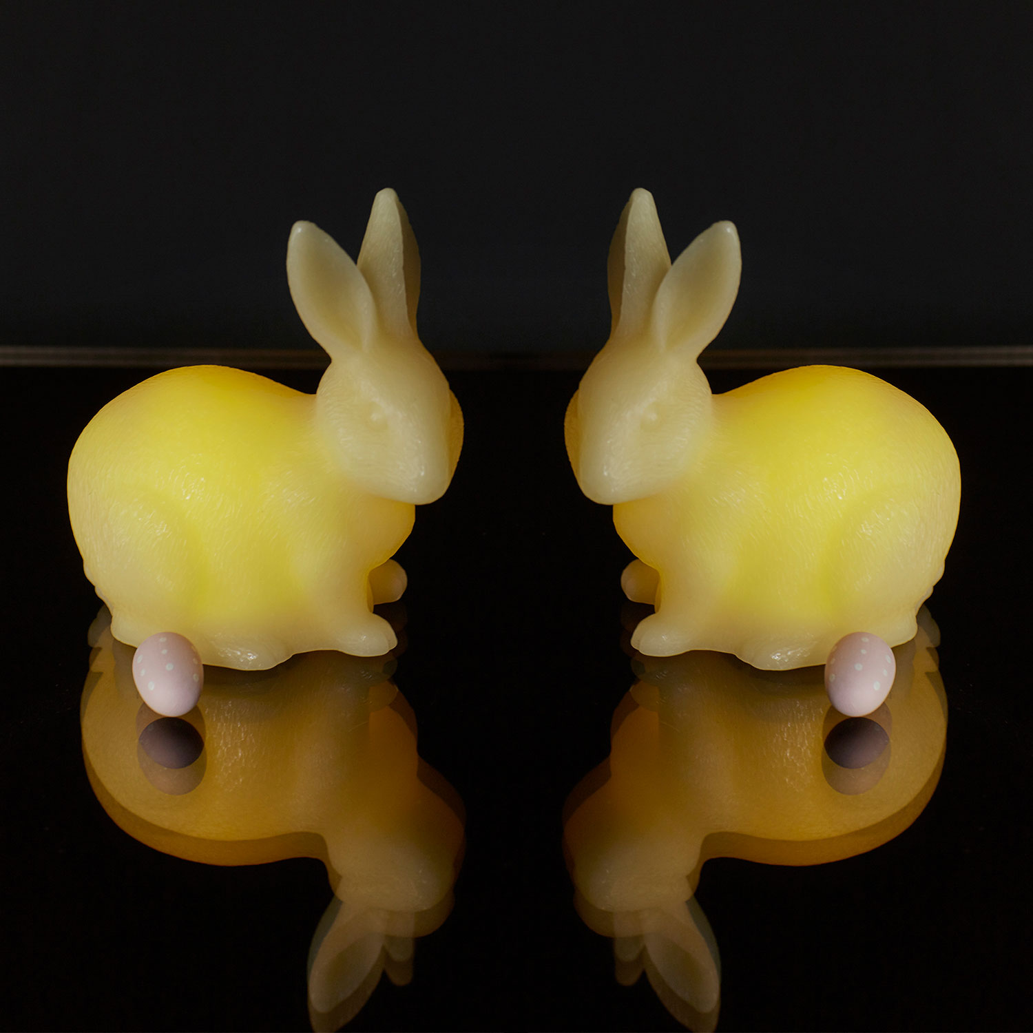 Sirius - Elin Kanin 2 stk. sæt, Pale Yellow