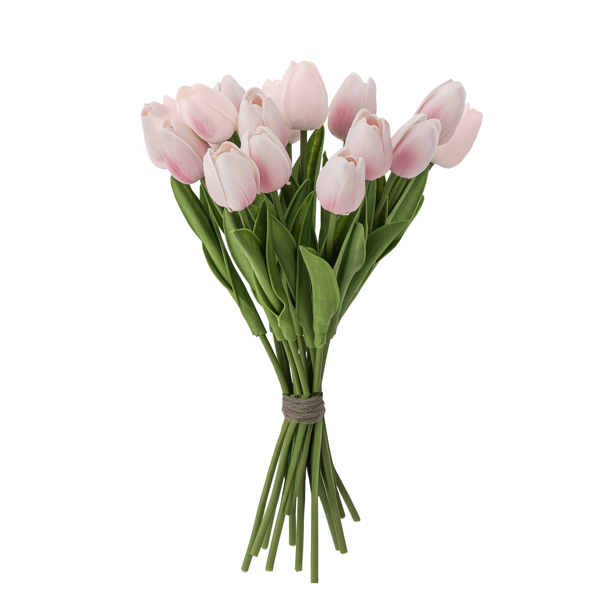 Bloomingville - Tulip Buket, Rosa, Kunstige Blomster, D17xH32 cm
