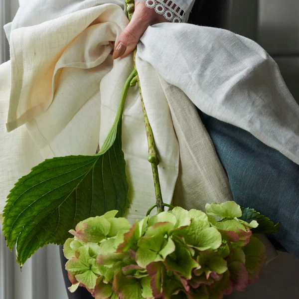 RAW Hør - viskestykke Mørkegrå 2 stk  50 x 70 cm