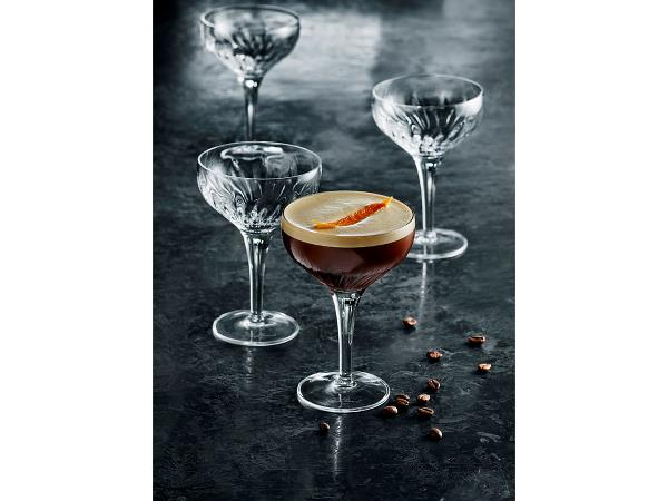 Luigi Bormioli Mixology Cocktailglas 14 cm 22,5 cl 4 stk. Klar