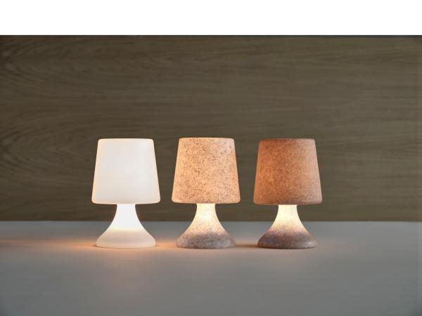 Villa Collection Midnat LED Loungelampe Dia 16 x 25,5 cm Lys brun
