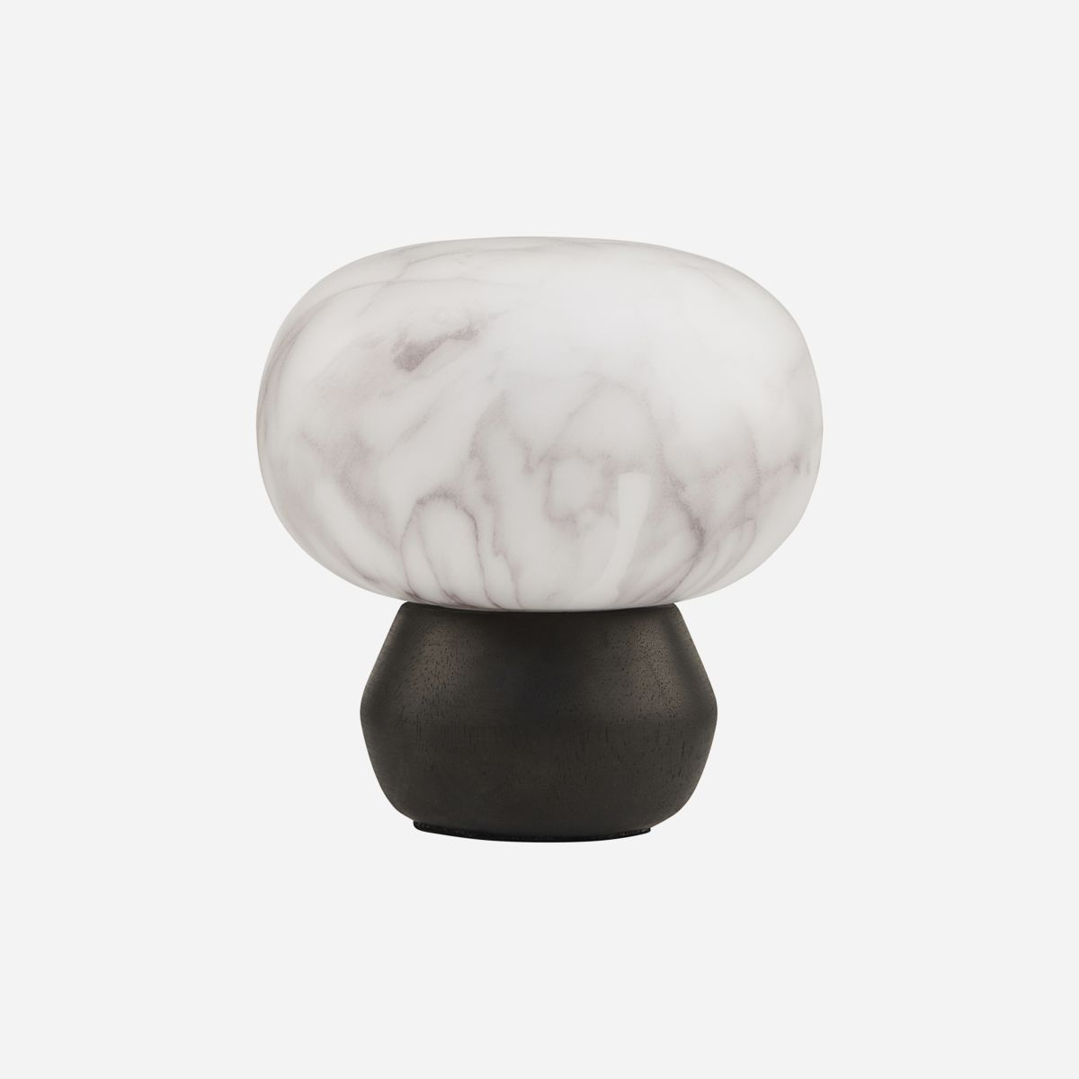 Fog Lanterne, H 13,6 cm, sort/hvid marmor*