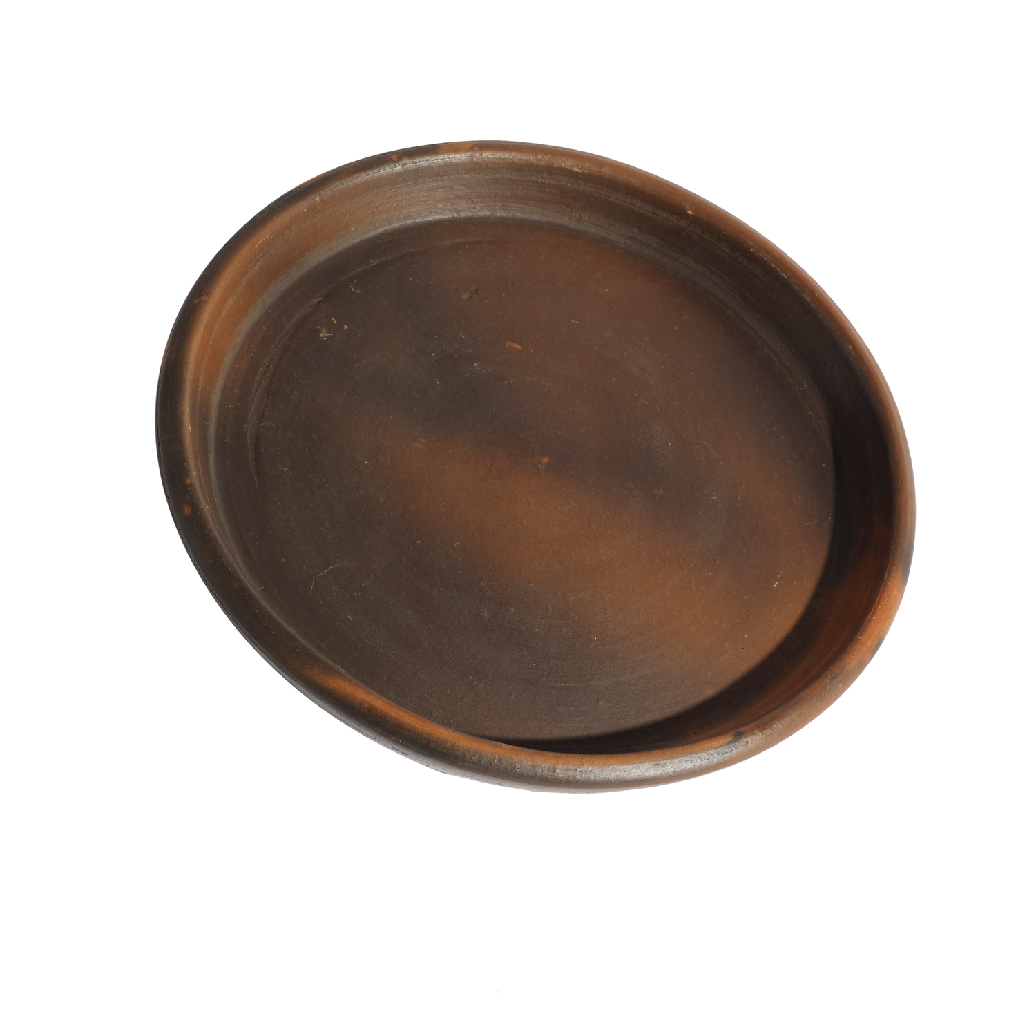 Muubs - Hazel Deep Pan Tallerken Ø25 - Brun/Sort, Ø25xH3 cm - Terrakotta - Brun/Sort