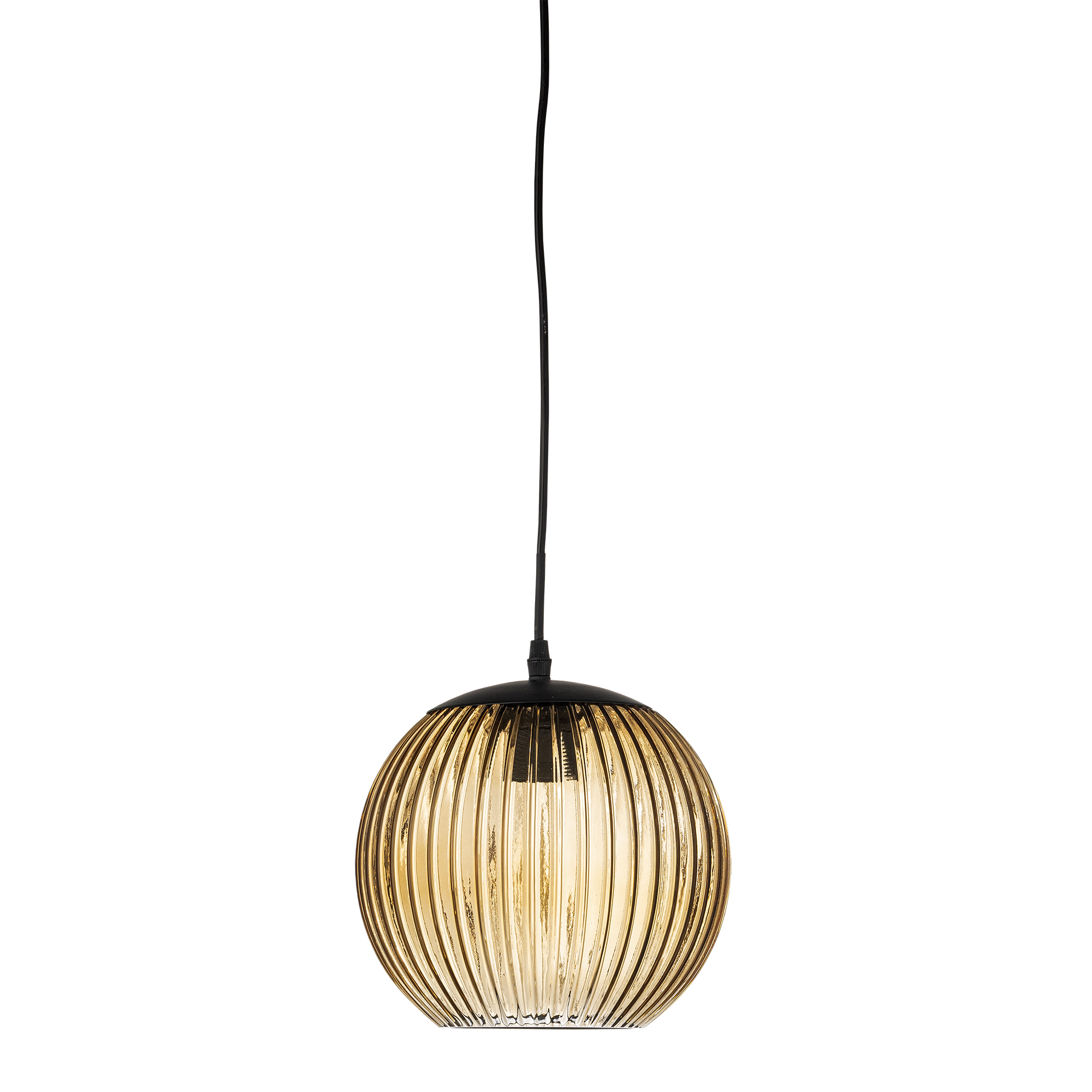 Bloomingville - Sybia Pendel, Brun, Glas, D23xH29 cm