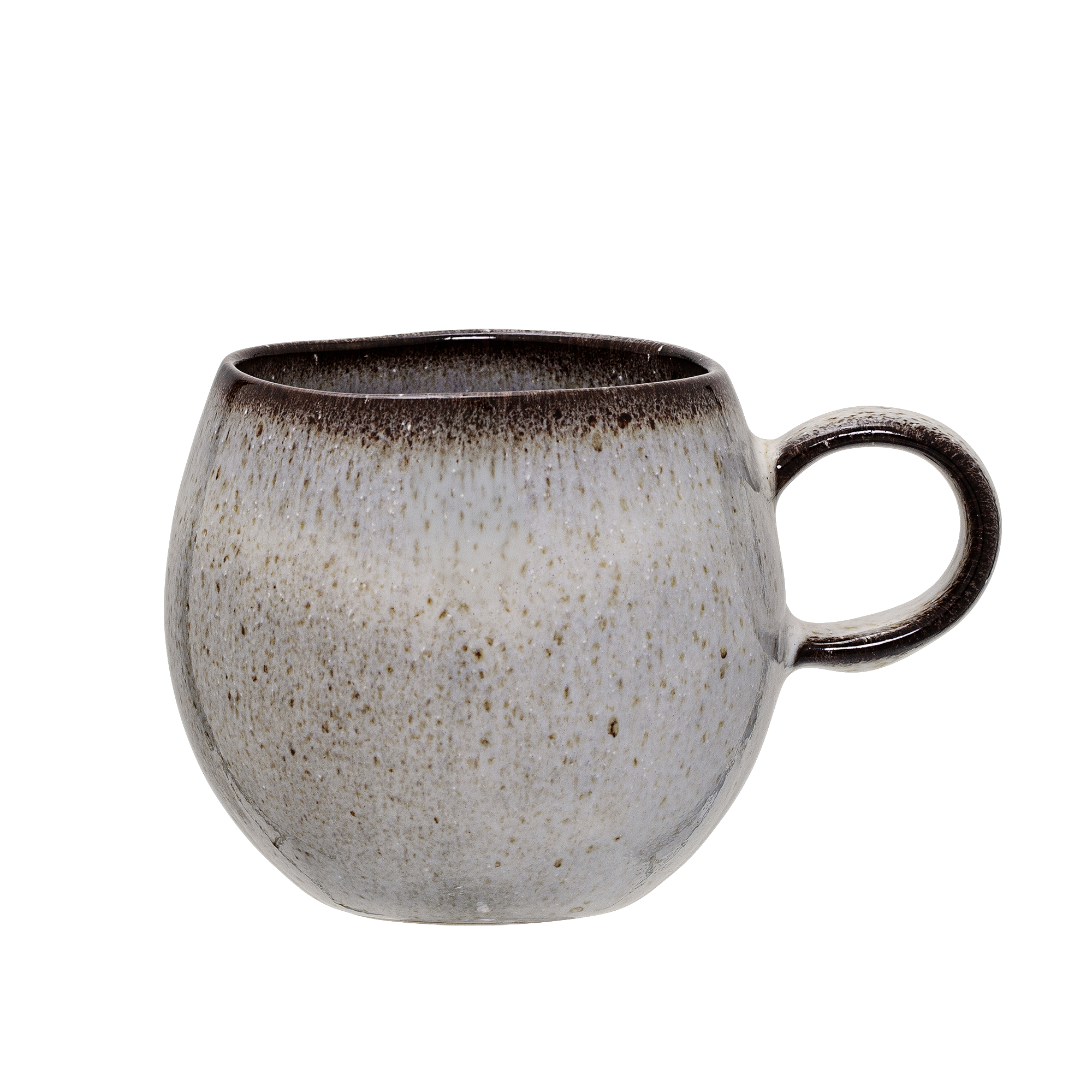 Bloomingville - Sandrine Kop, Natur, Stentøj, D8,5xH8 cm billede