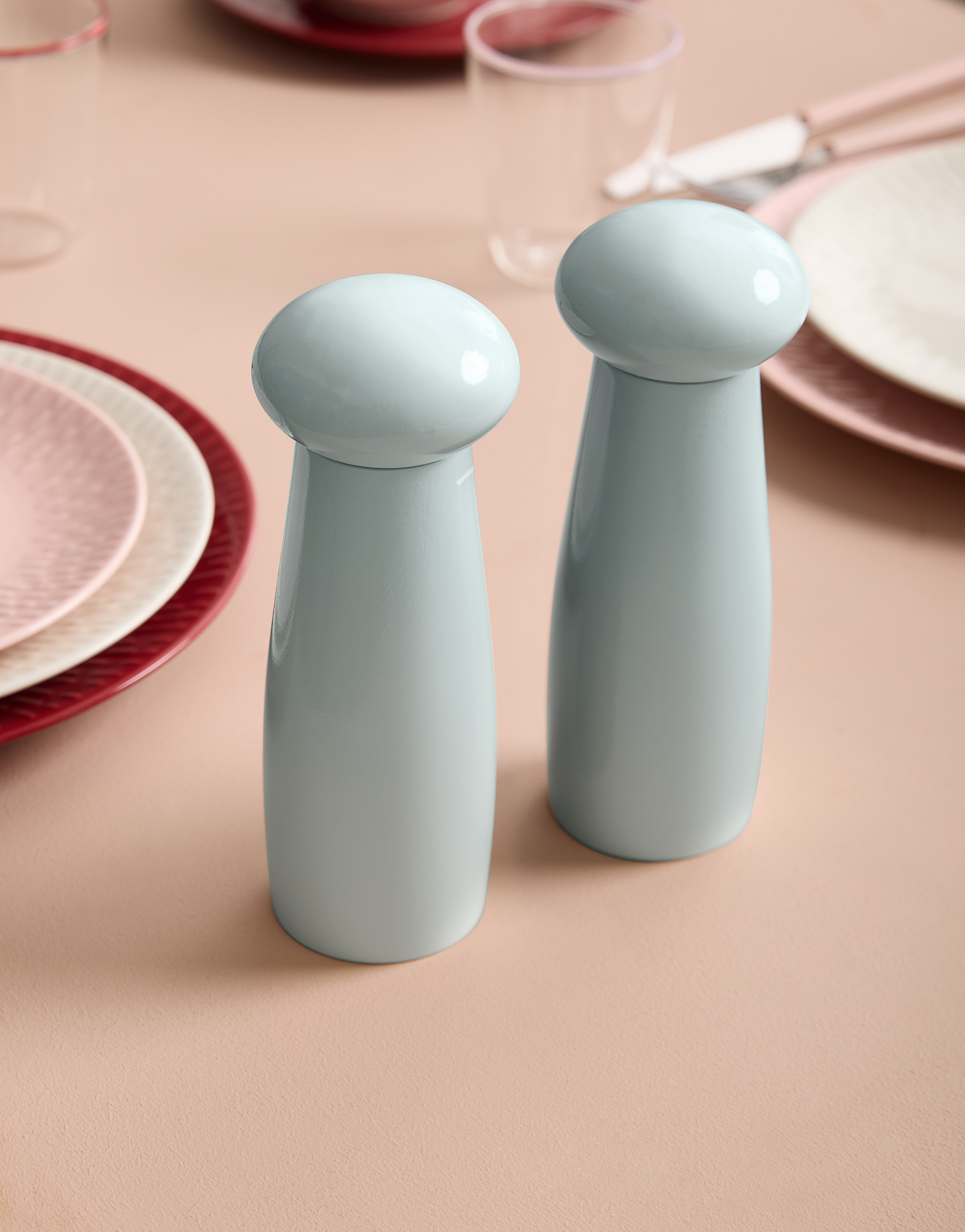 Aida - Confetti Aqua - keramisk kværn H18xD6,5cm.