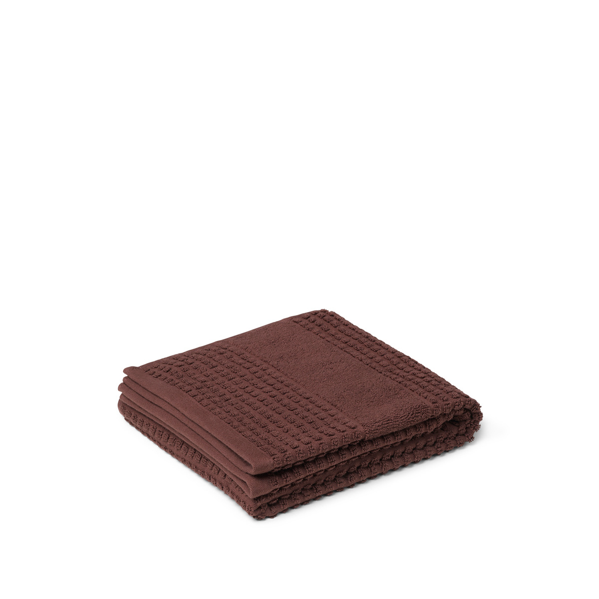 Billede af Juna - Check Håndklæde chokolade 50x100 cm