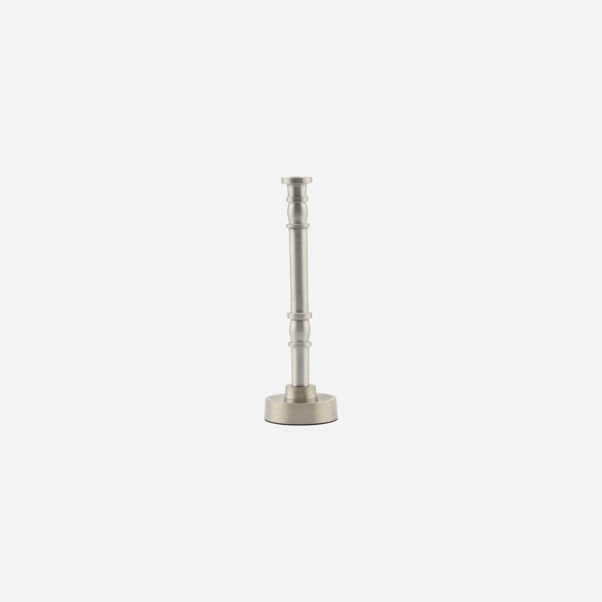 House Doctor - Jersey Lysestage, H 20 cm, sølv oxideret