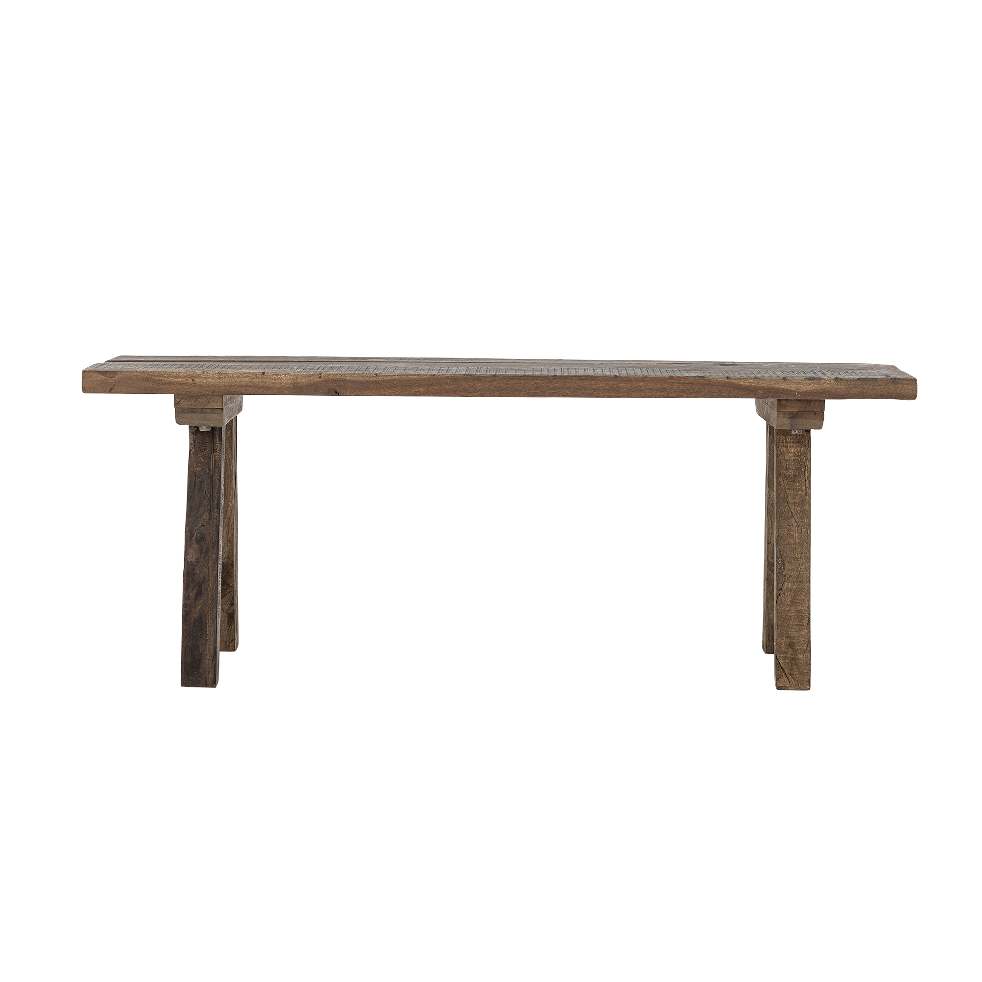 Bloomingville - Brosse Bænk, Brun, Genanvendt Træ, L120xH45xW35 cm