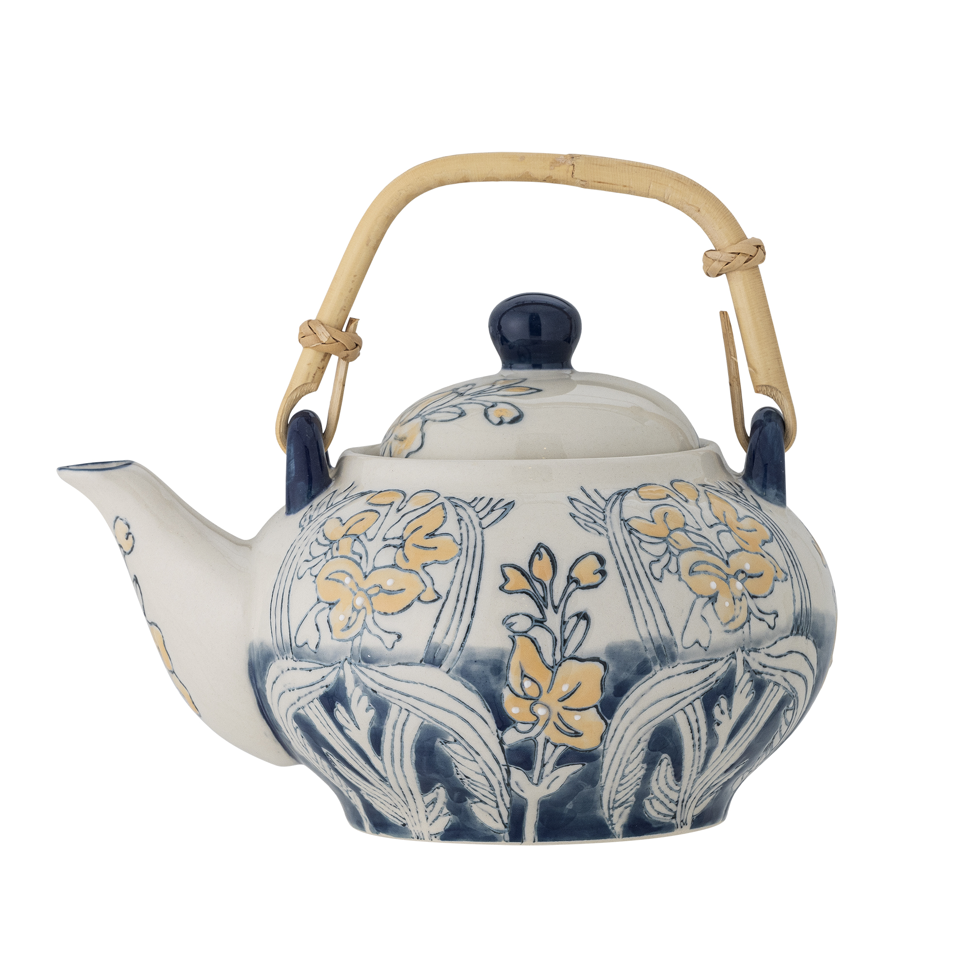 Bloomingville - Myah Tekande m/tesi, Multifarvet, Stentøj, D15xH15 cm billede