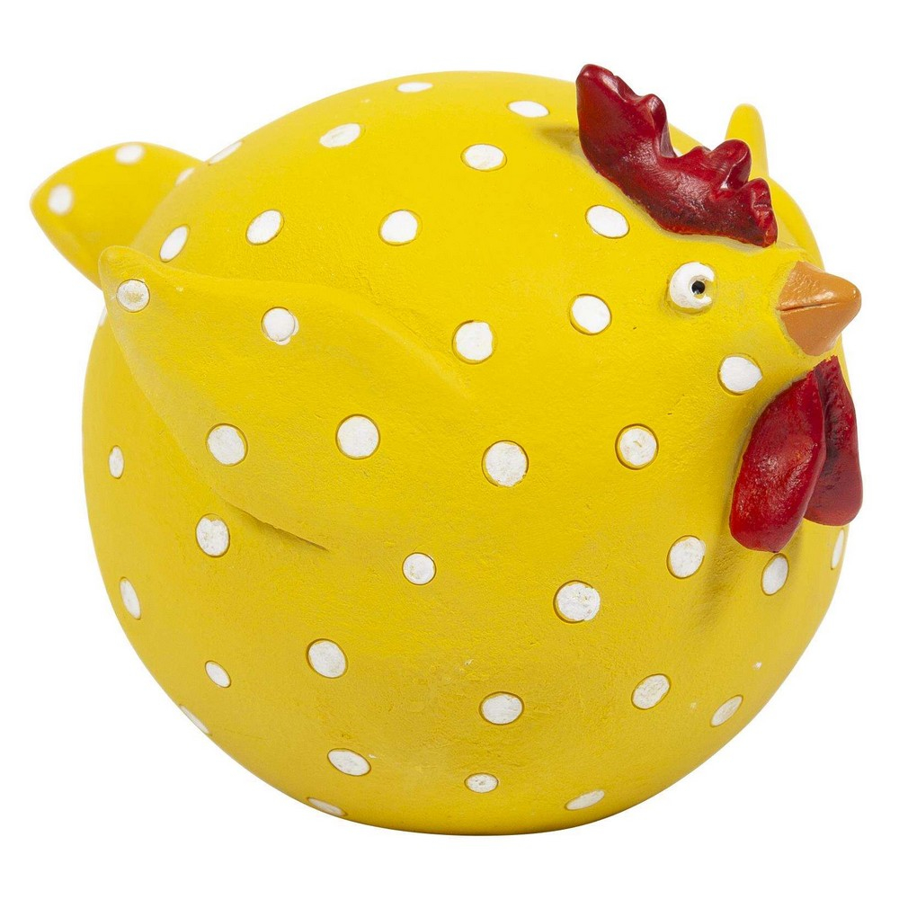 Høne Lisbeth, gul, 6,5 cm