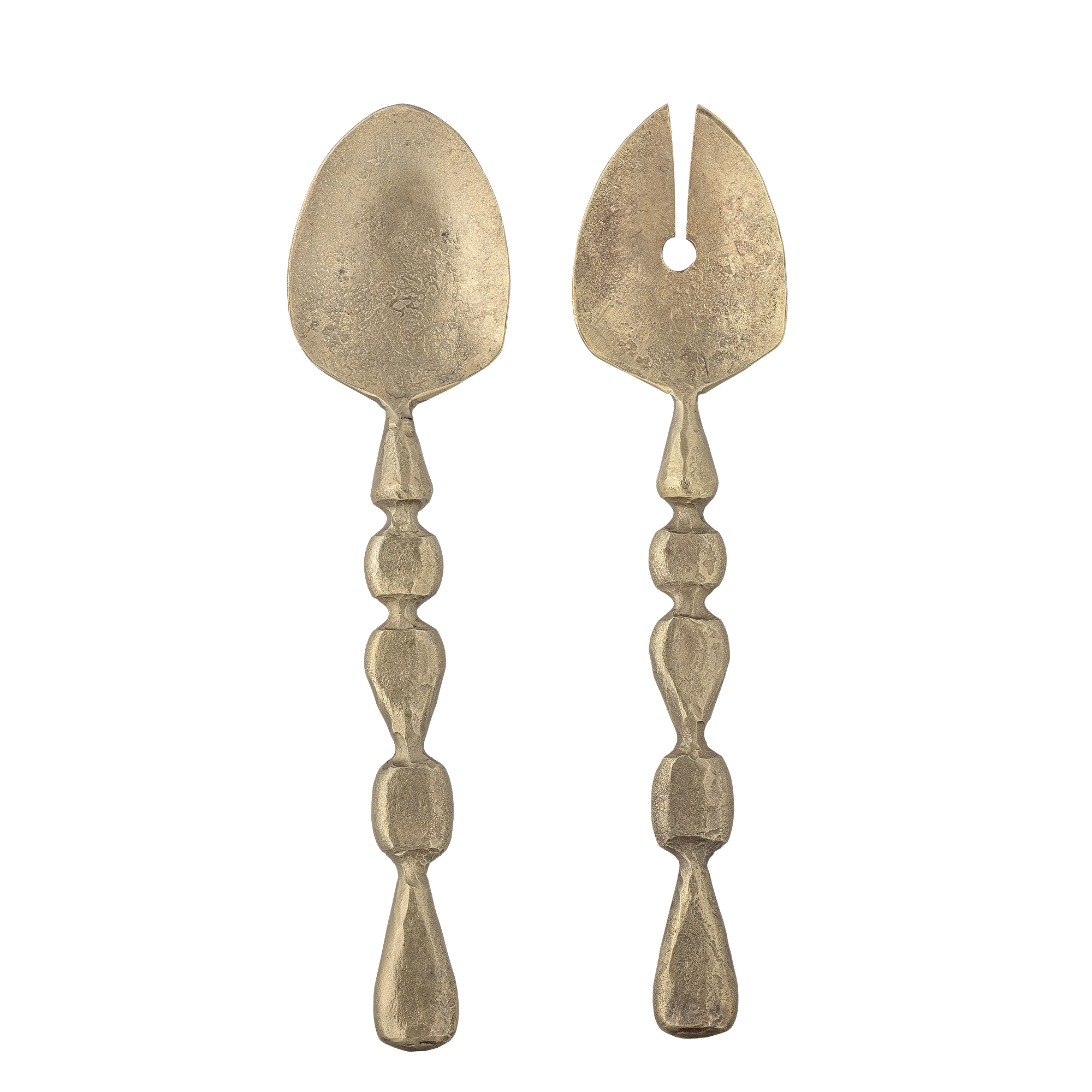 Bloomingville - Edi Salatsæt, Brass, Metal, L26,5xW6 cm, Set of 2