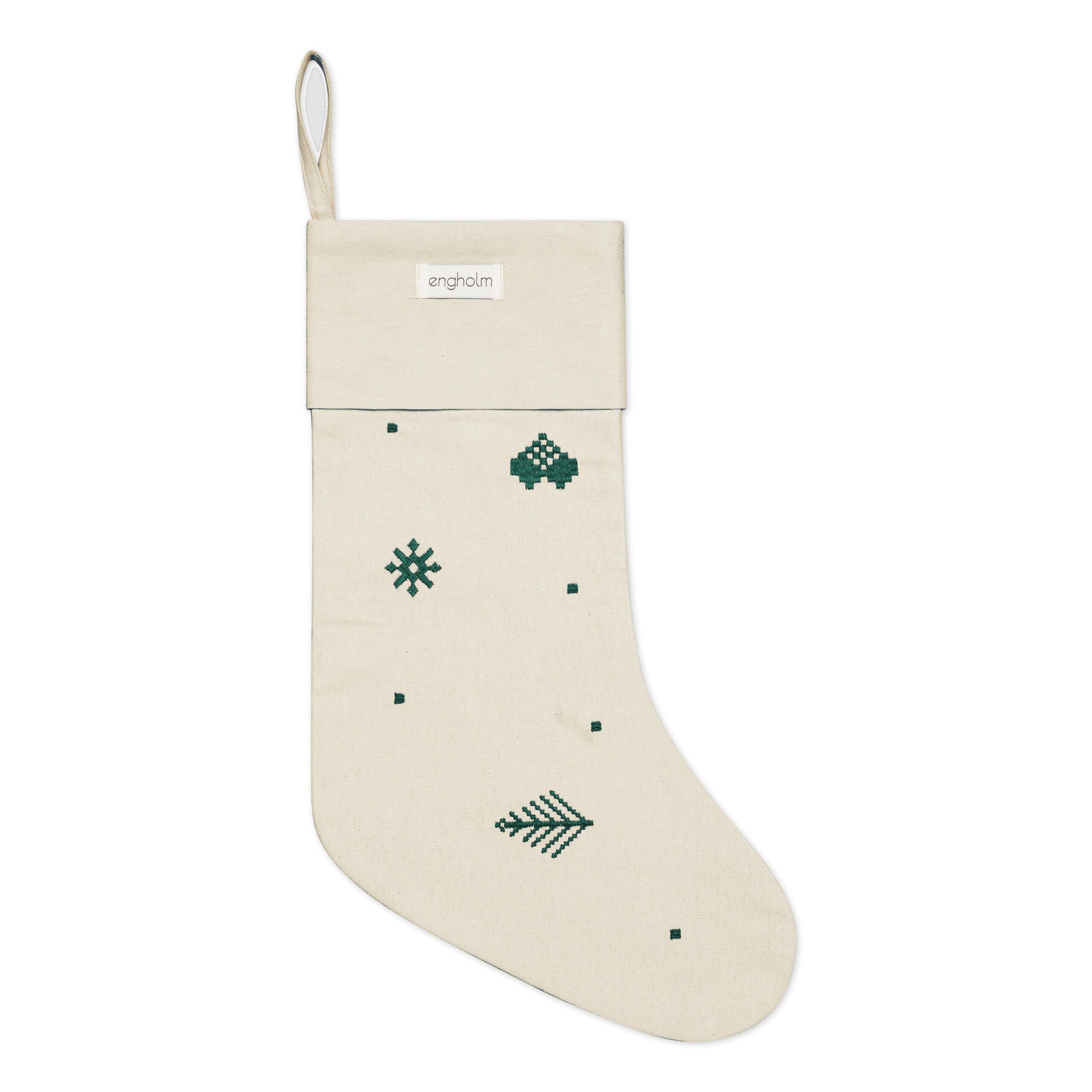 Broderet Julesok, Julia, Grøn