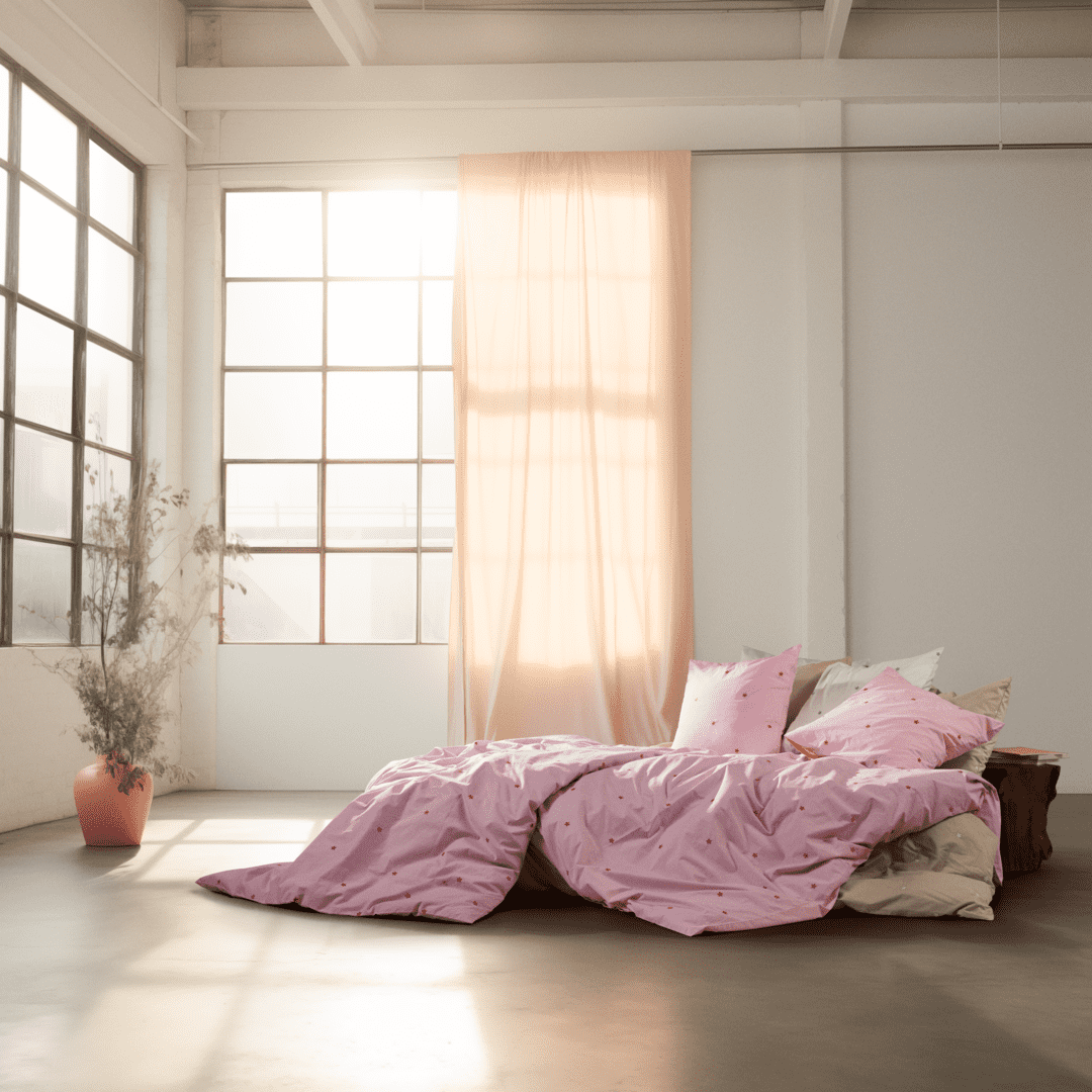 Daisy Sengetøj 200x220 cm pink/rød