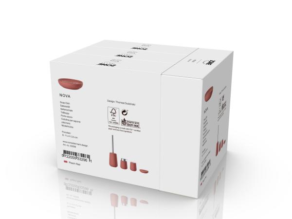 Sæbeskål Nova Peach Red