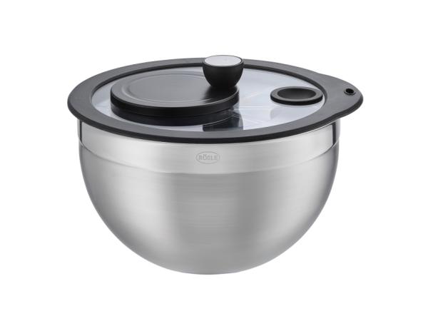 Rösle Salatslynge Dia 24 x 18,5 cm 5,4 liter Stål/Sort