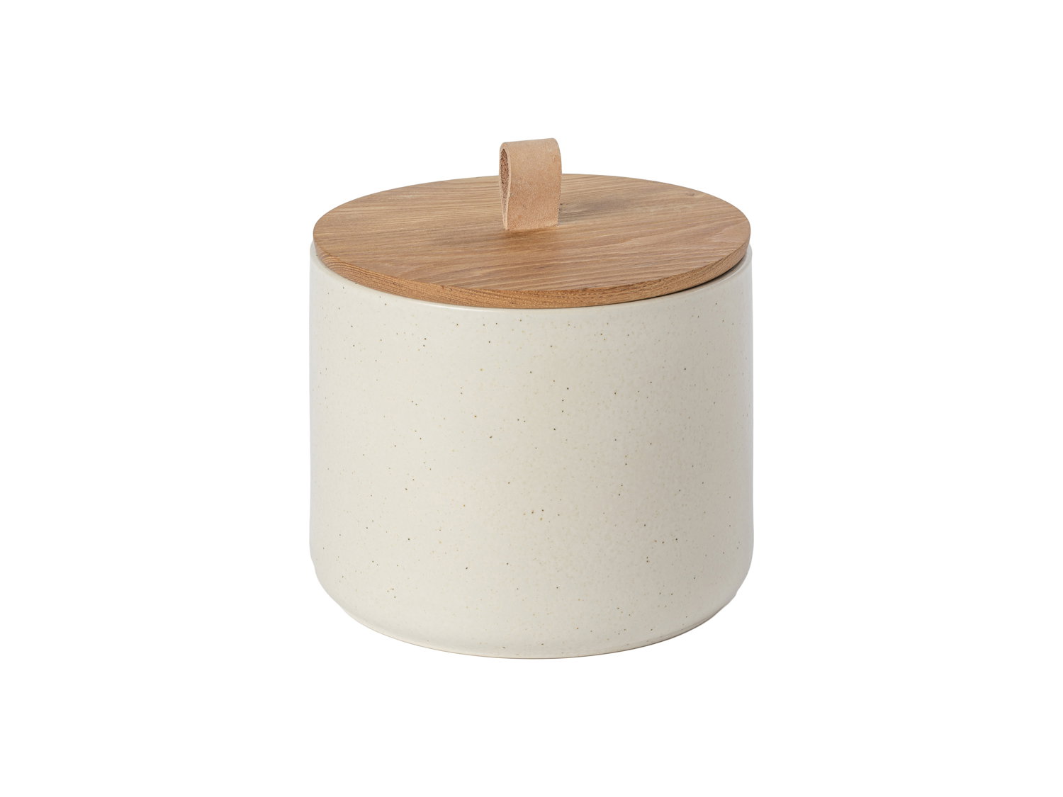 Casafina - Krukke med låg Pacifica 3.2 liter 19.8 x 16.8 cm Vanilla Ste