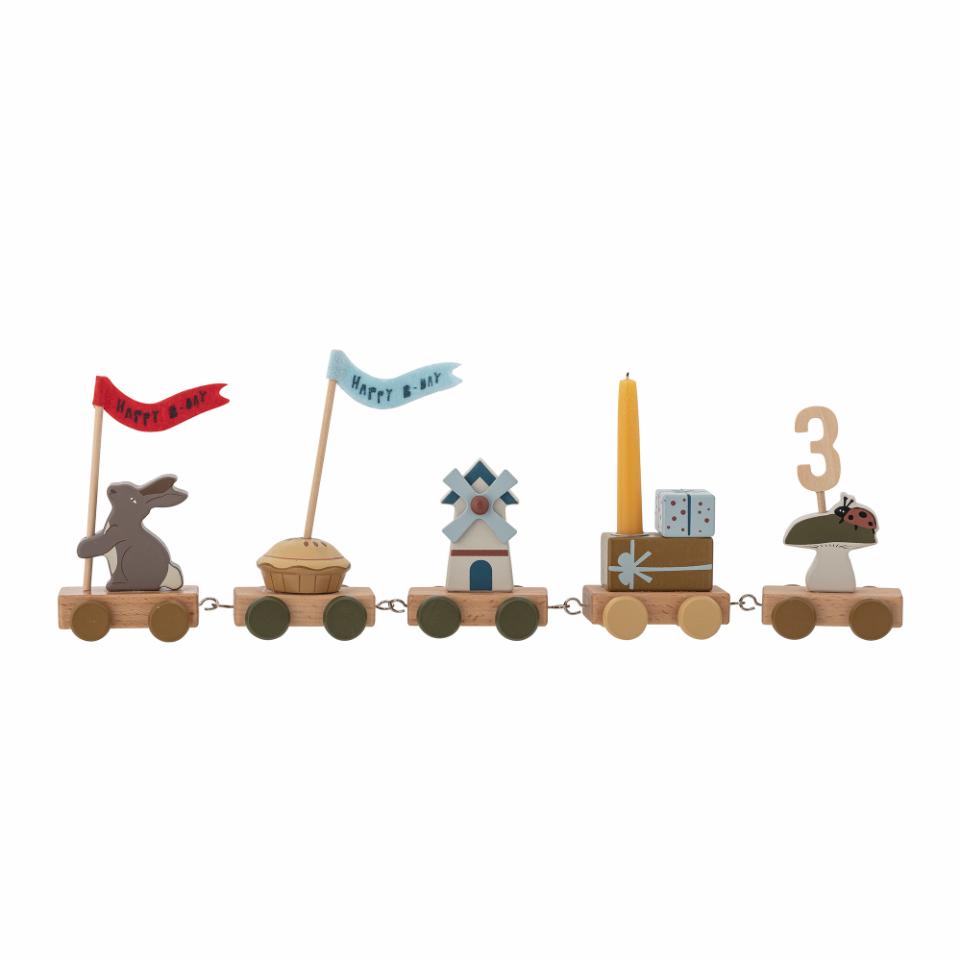 Bloomingville - Alfi Fødselsdagsdekoration, Brun, MDF