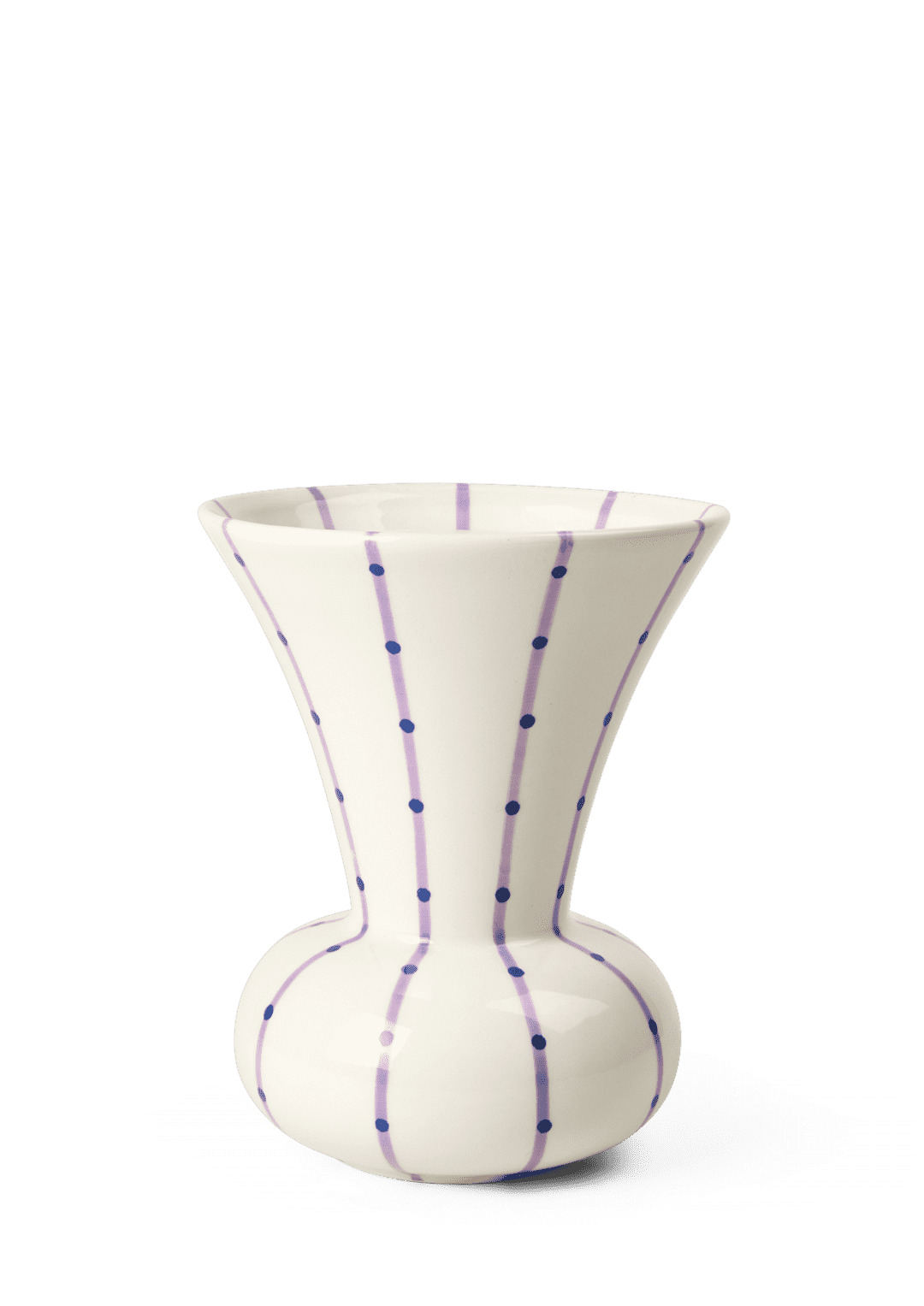 Signature Vase H15 cm lilla