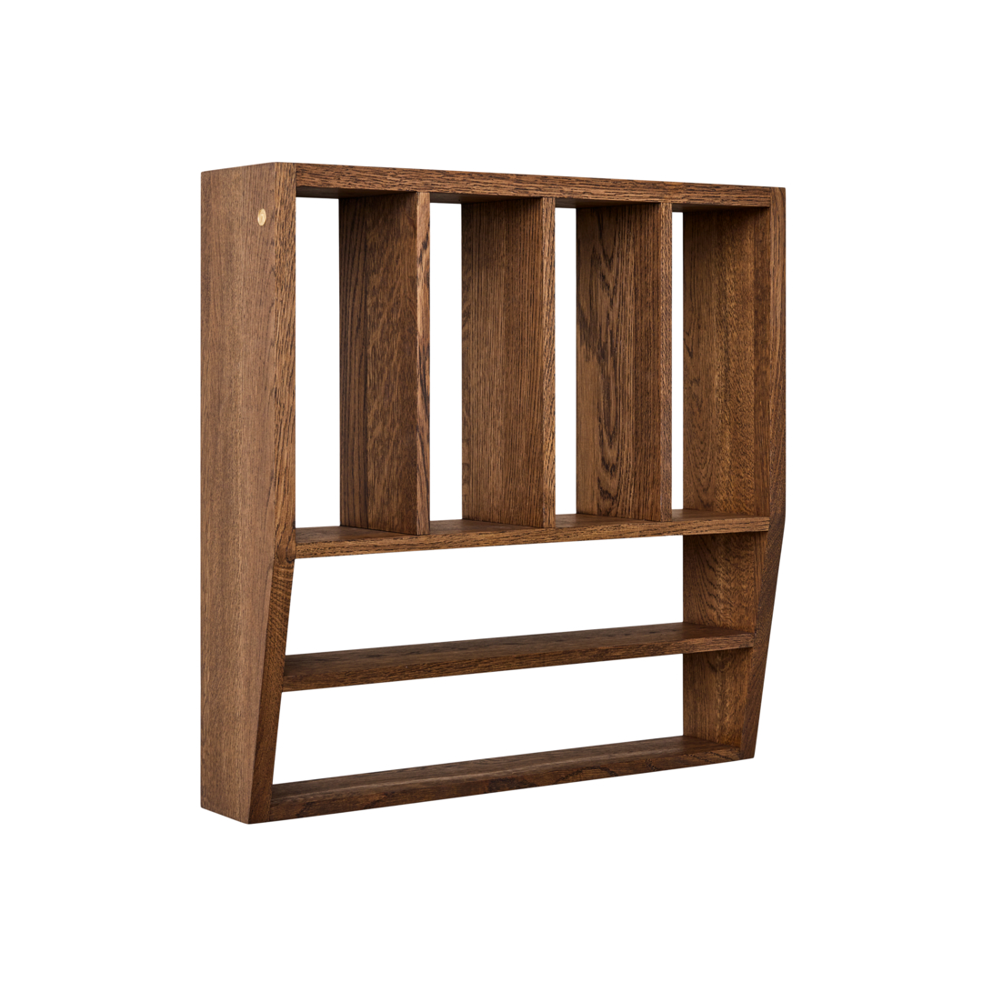 Andersen Furniture - Reed Hylde - Røget, L50xD12xH50cm - 100% Massiv Eg - Røget Olie