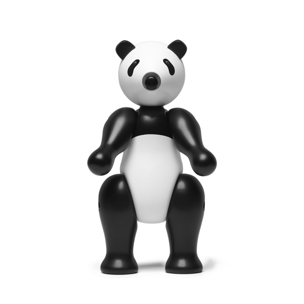 Kay Bojesen Pandabjørn WWF, mellem, sort/hvid
