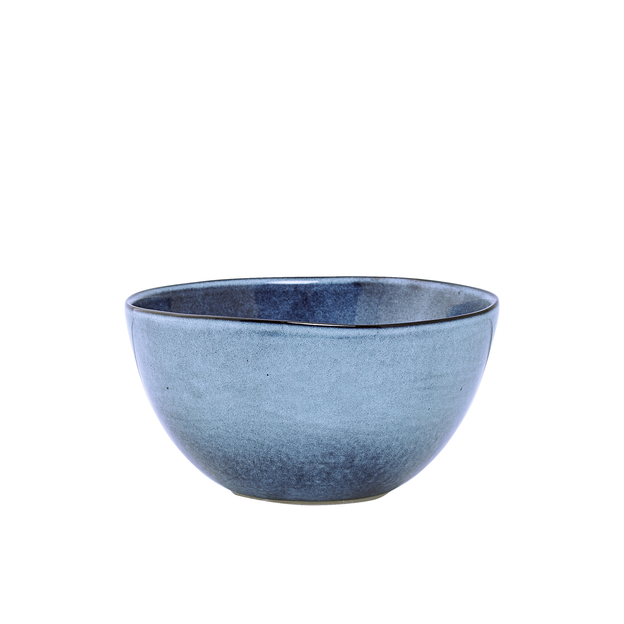 Bloomingville - Sandrine Skål, Blå, Stentøj, D15xH8 cm