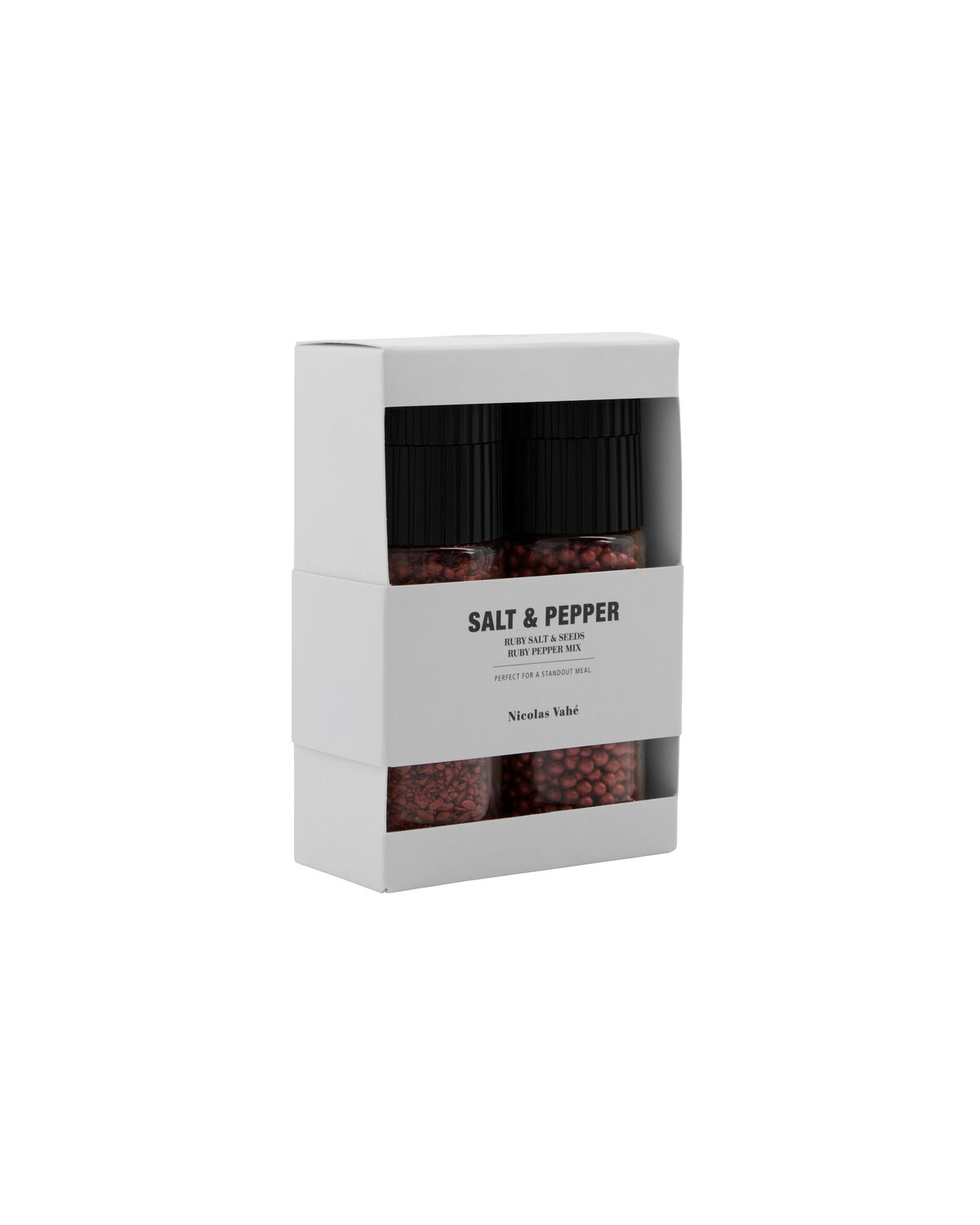 Nicolas Vahé - Gift box, Ruby salt & seeds + pepper mix, 110|60 g|g