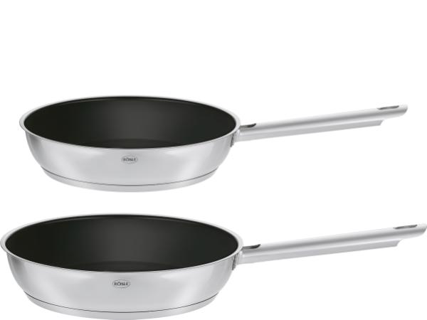 Rösle -  PureElements Stegepandesæt Dia 20+28 cm Stål/Sort