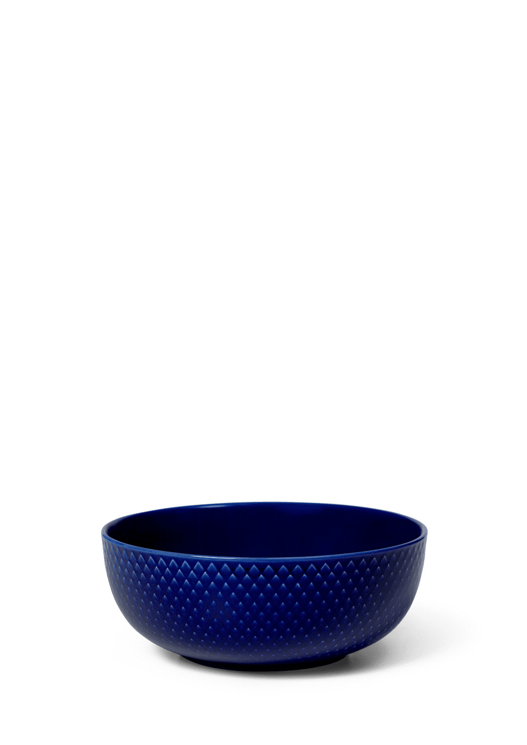 Billede af Lyngby Porcelæn - Rhombe Color Skål, mørkeblå Ø 15,5 cm