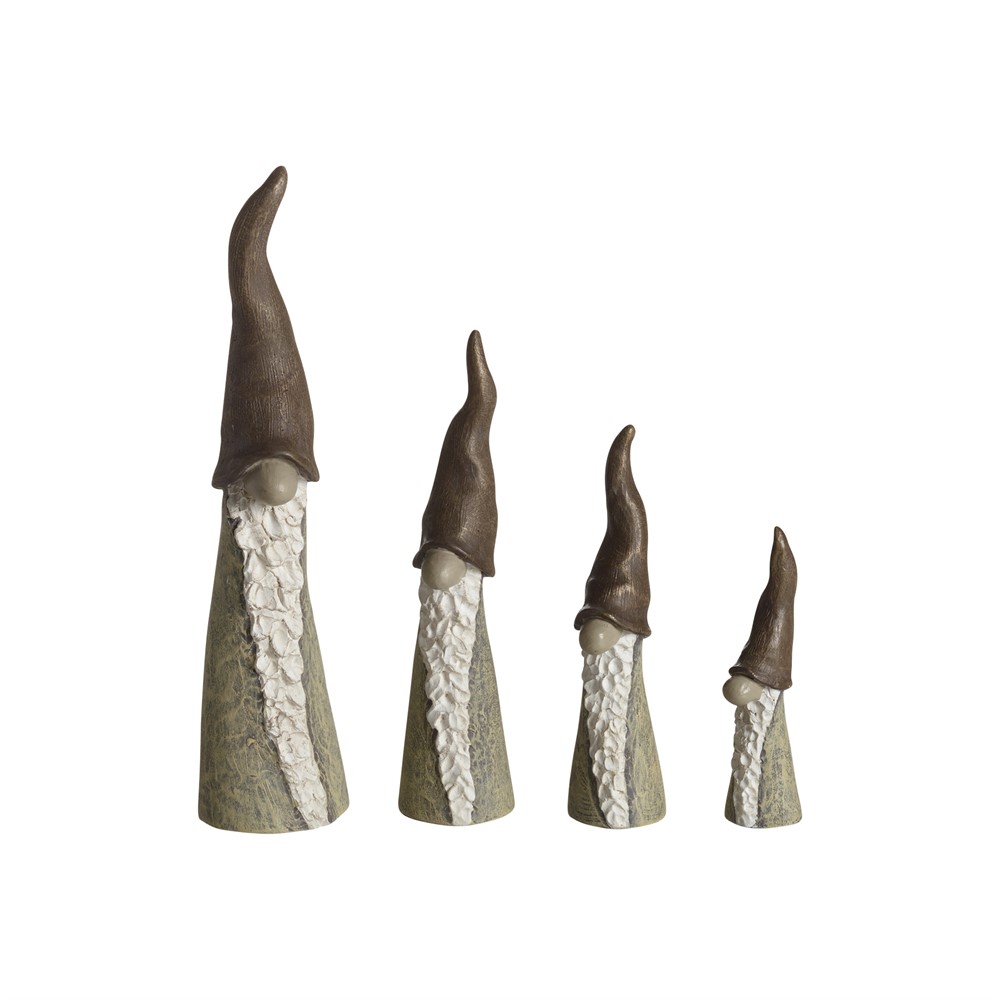 Nääsgränsgården - Tall Santa beige 4 pcs H.4,5-10cm